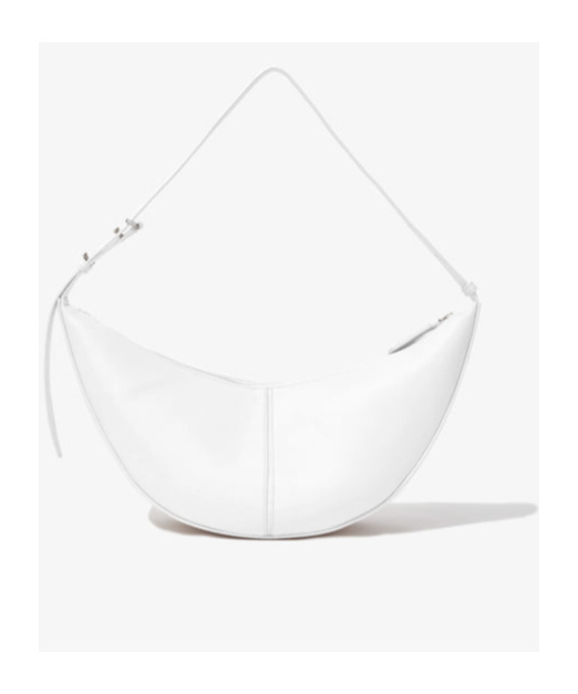 Proenza Schouler Slide Leather Shoulder Bag In White