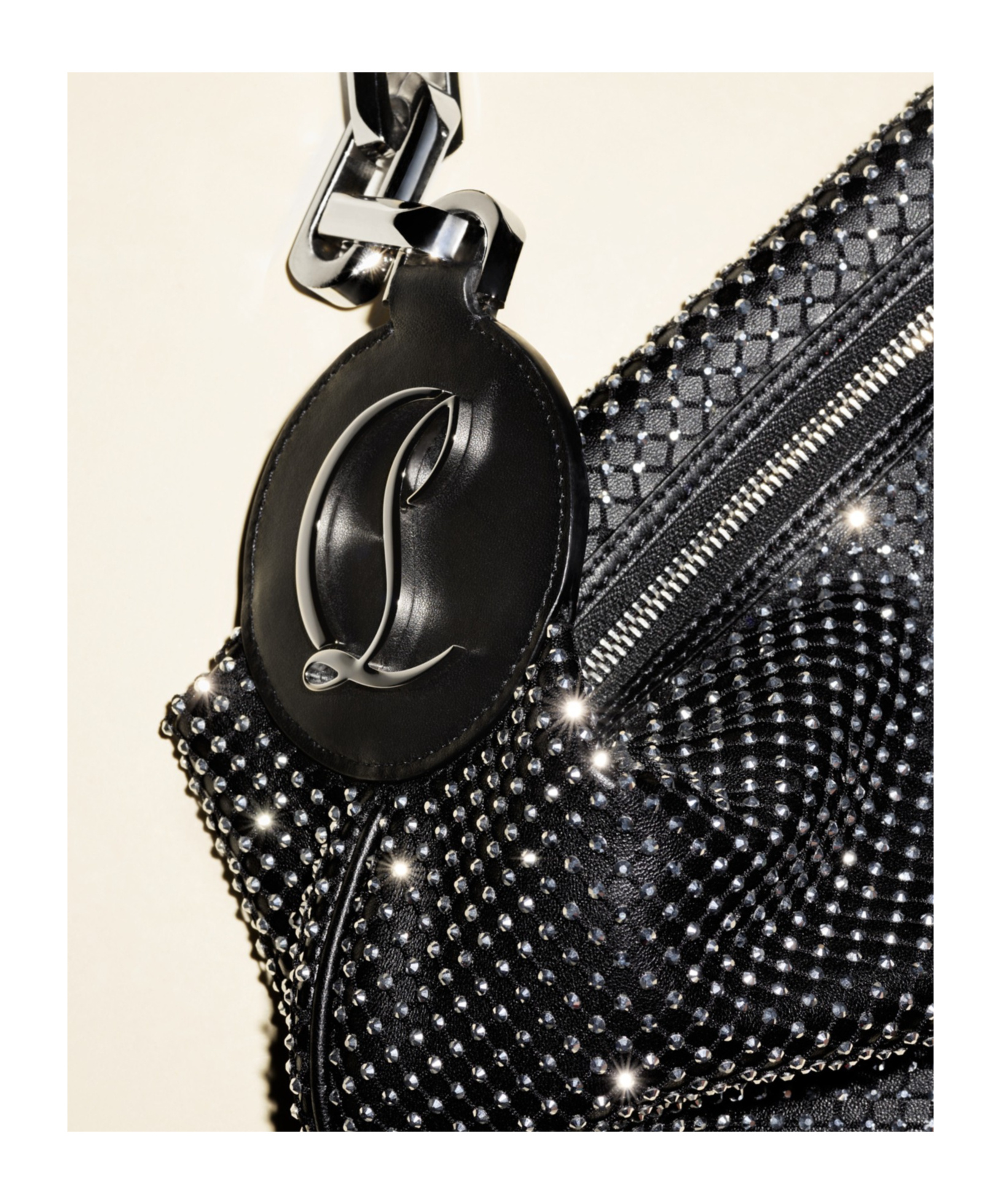 Christian Louboutin Le 54 Chain Shoulder Bag In Black