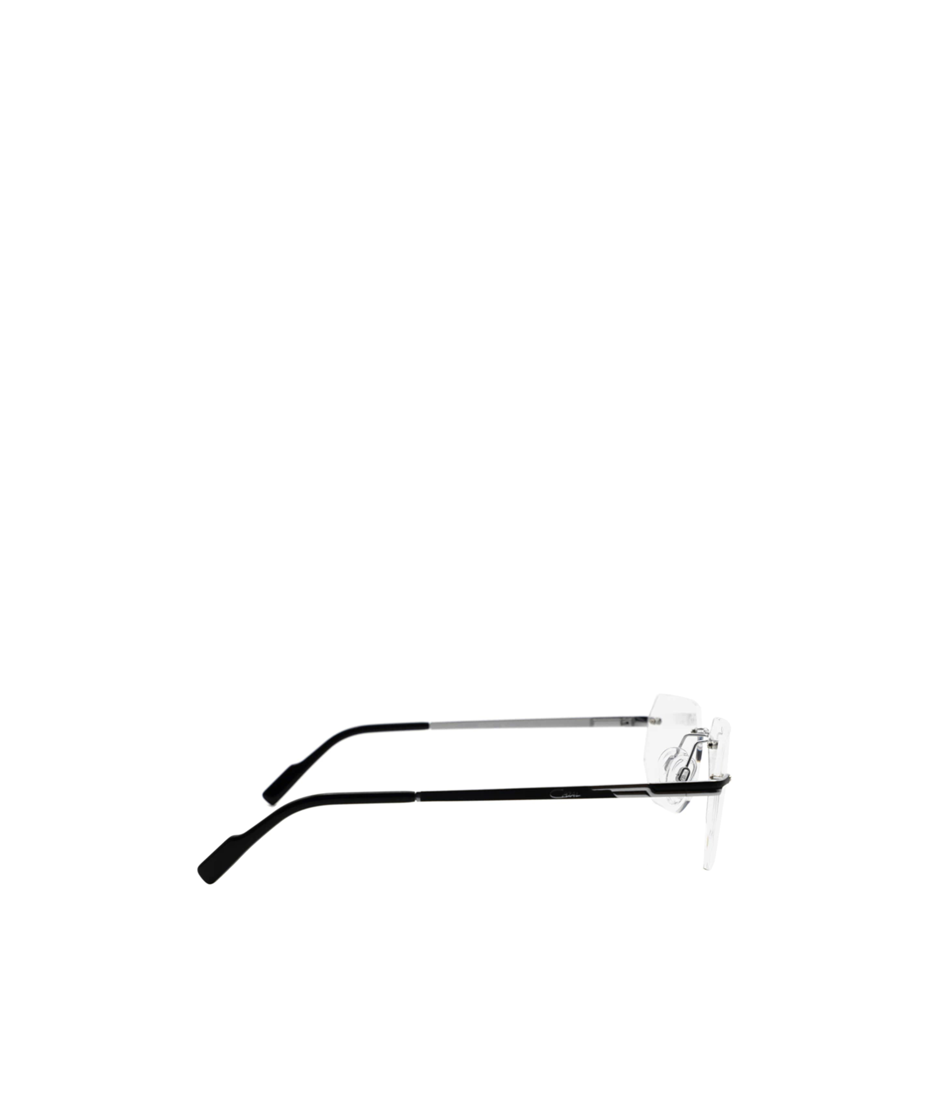 Cazal Frameless-design Logo-engraved Glasses In White