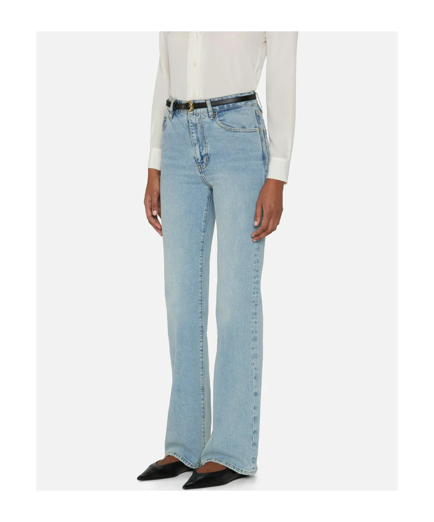 Frame The Arrow Bootcut Jeans In Blue