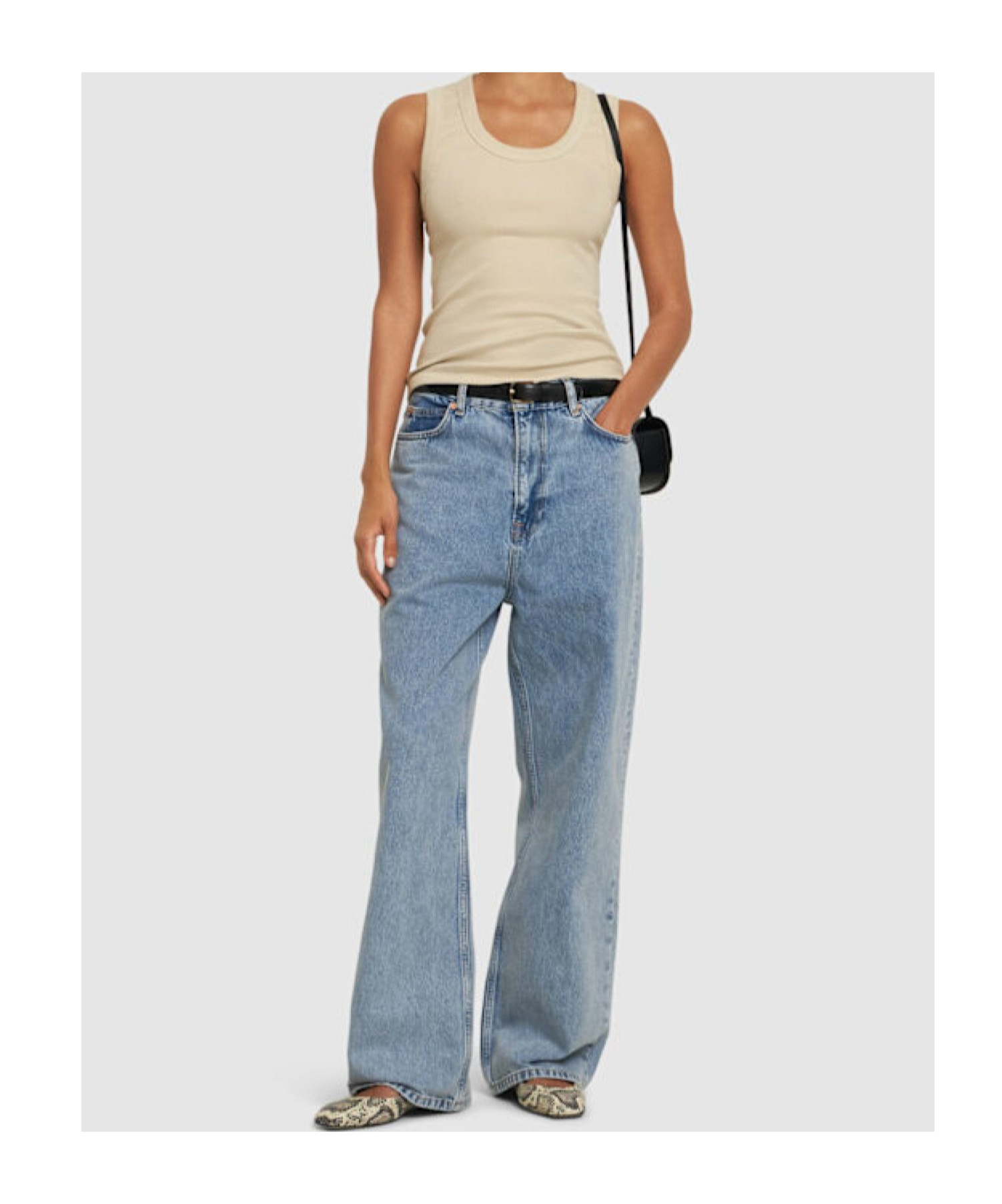 WARDROBE.NYC BLEND SCOOP TANK TOP