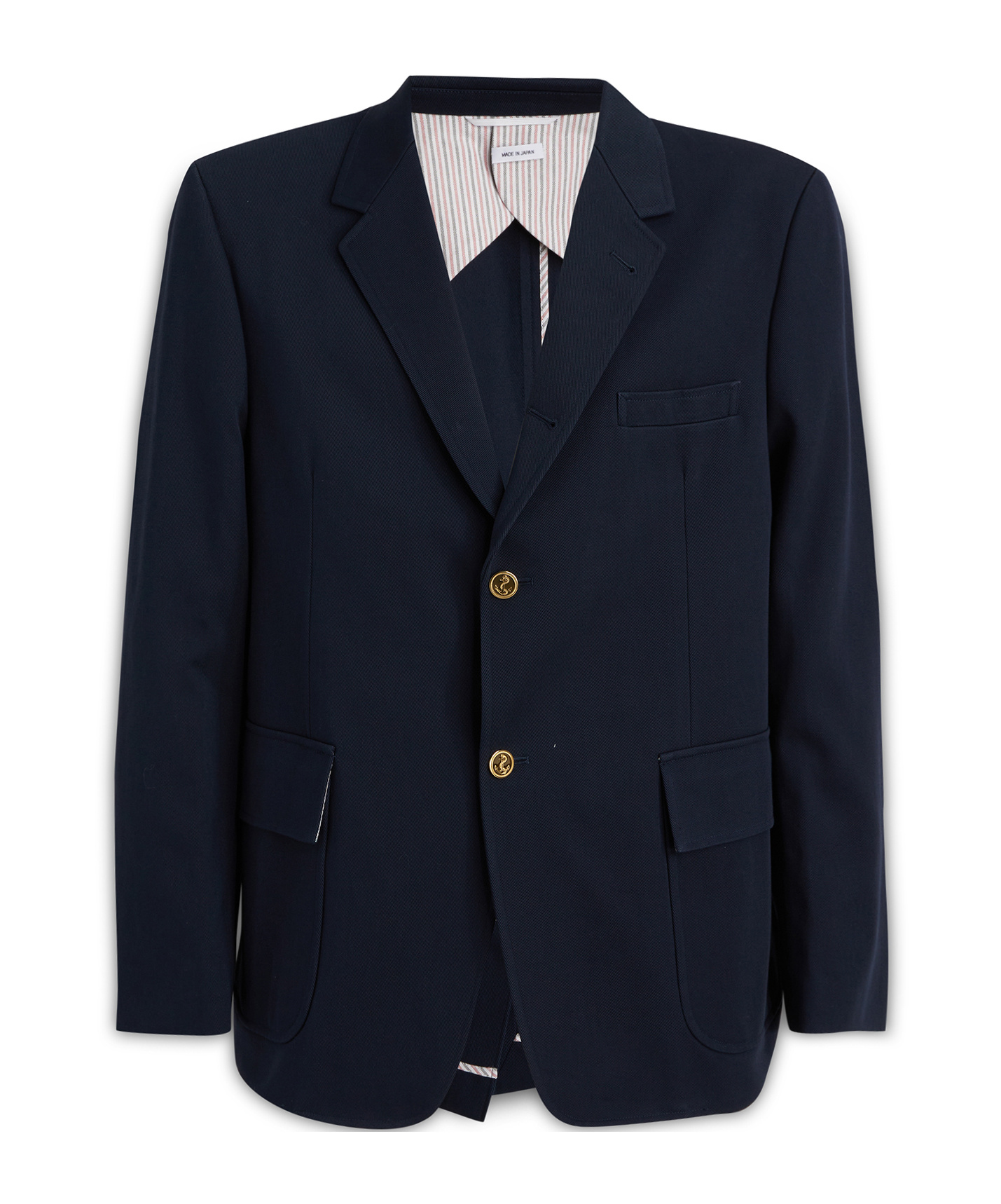 THOM BROWNE RWB-STRIPE TAILORED BLAZER