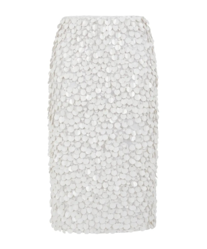 P.a.r.o.s.h Sequinned Midi Skirt