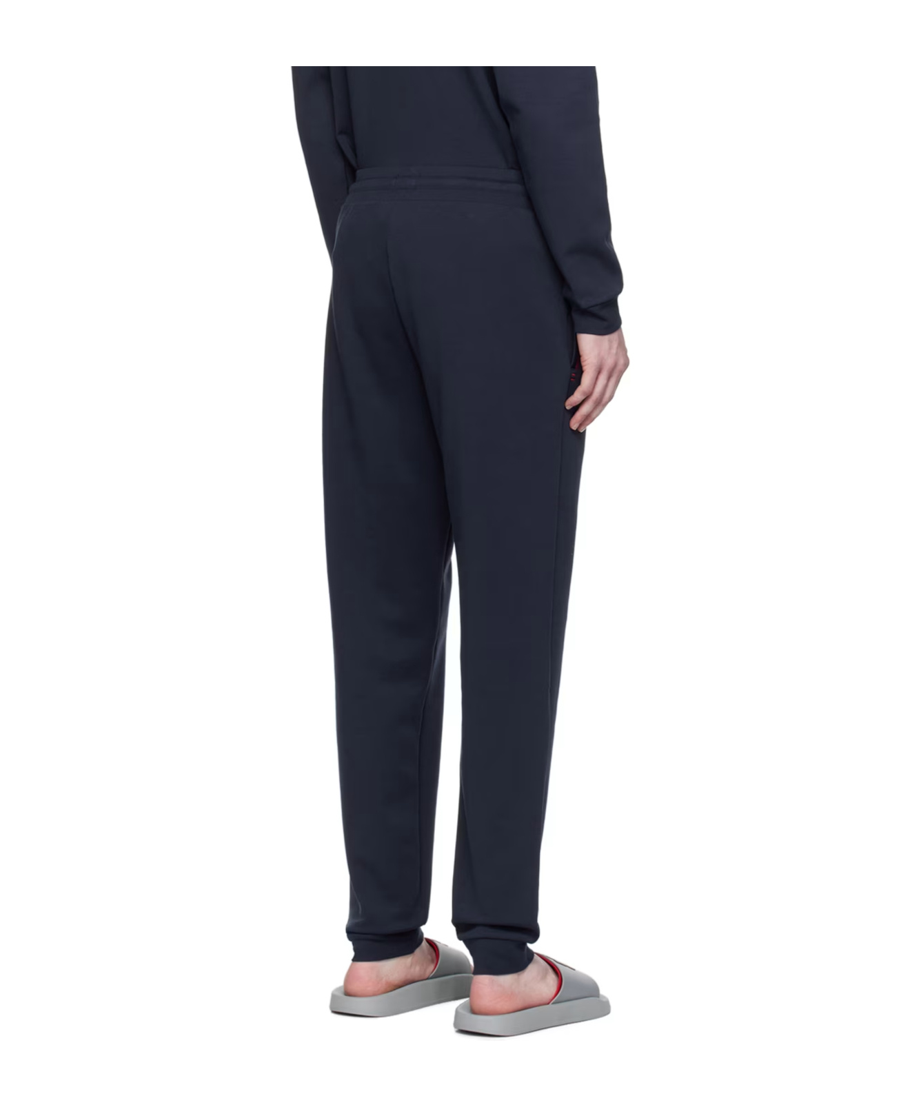 Shop Hugo Boss Elastic Waist Sweatpants In Black