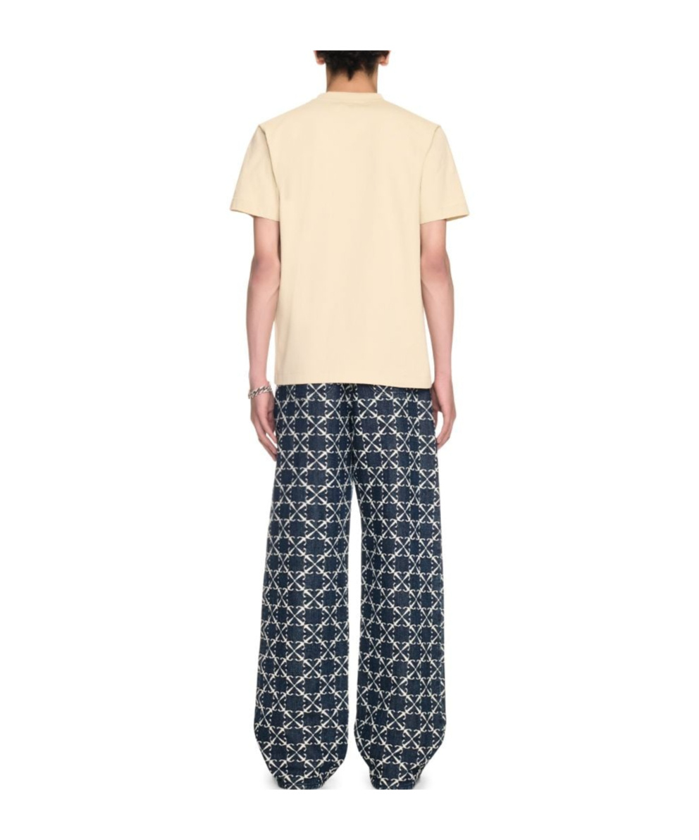 Off-white Off White T-shirts And Polos In Nude