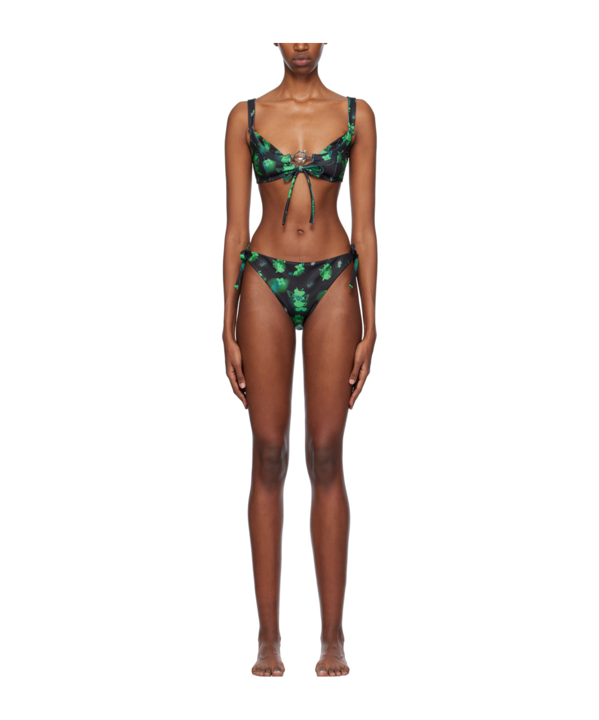 Chopova Lowena Suski Bikini In Brown