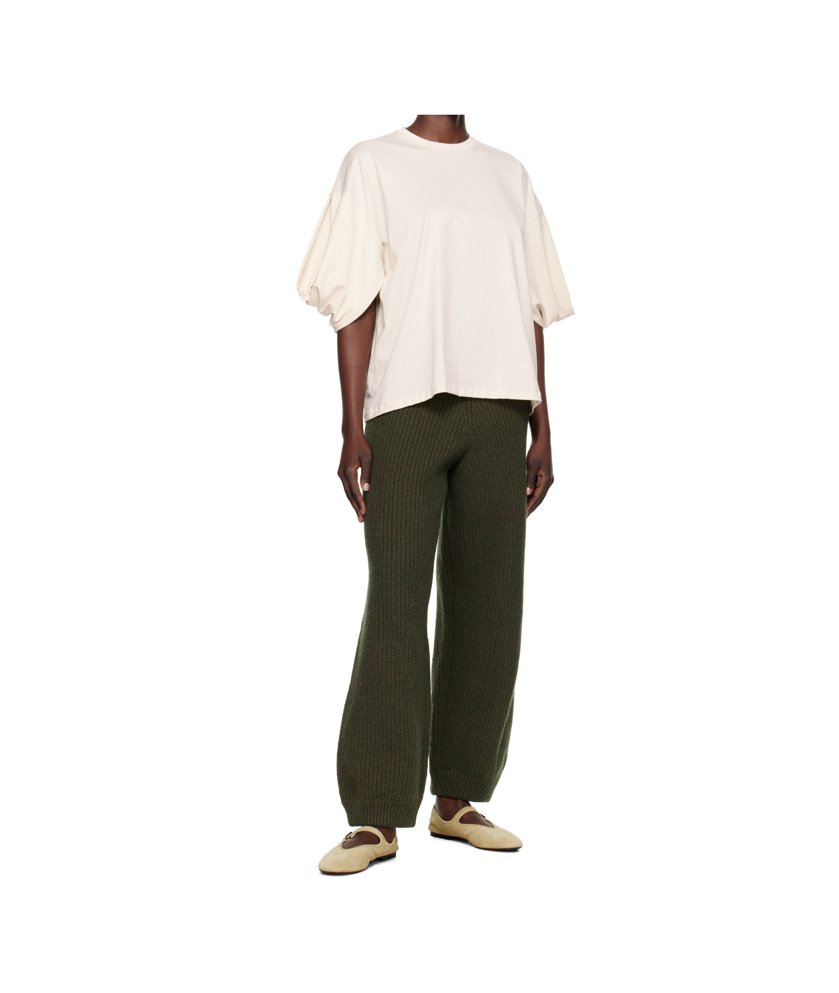 Baserange Off-white Harbour T-shirt In White