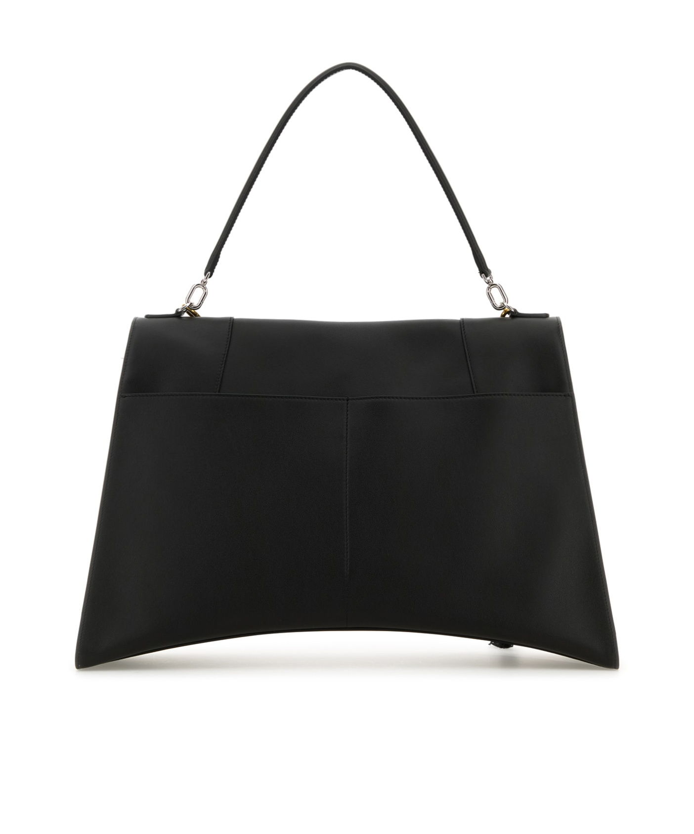 Balenciaga Charm Detailed Top Handle Bag In Black