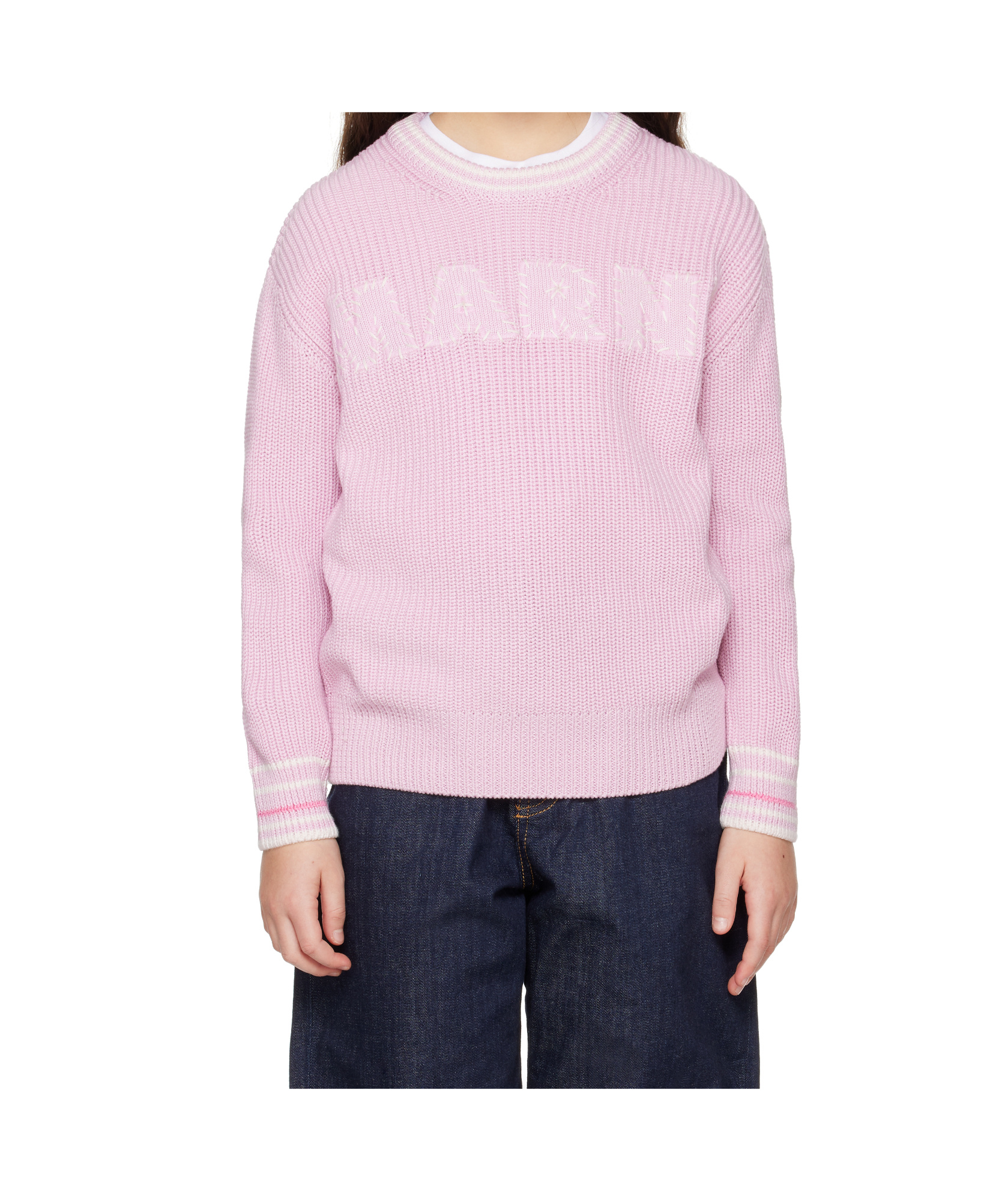 Marni Logo Sweater In Pink