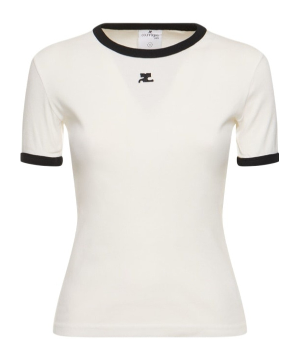 Courrèges Courreges T-shirt Woman In White