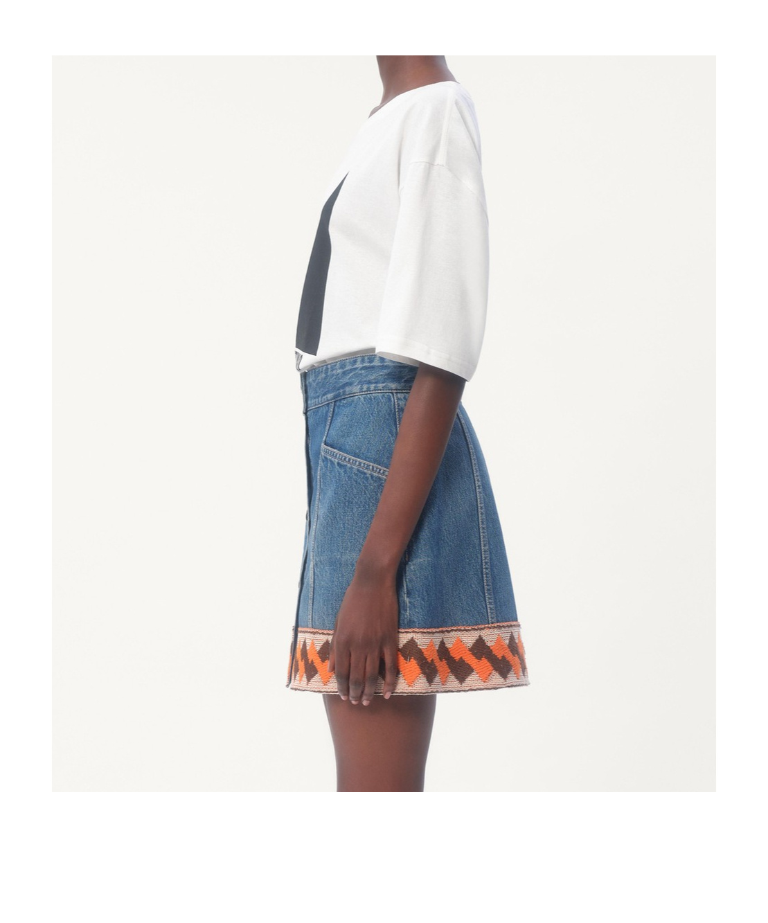 VALENTINO JERSEY COTTON T-SHIRT WITH CHEZ VALENTINO PRINT