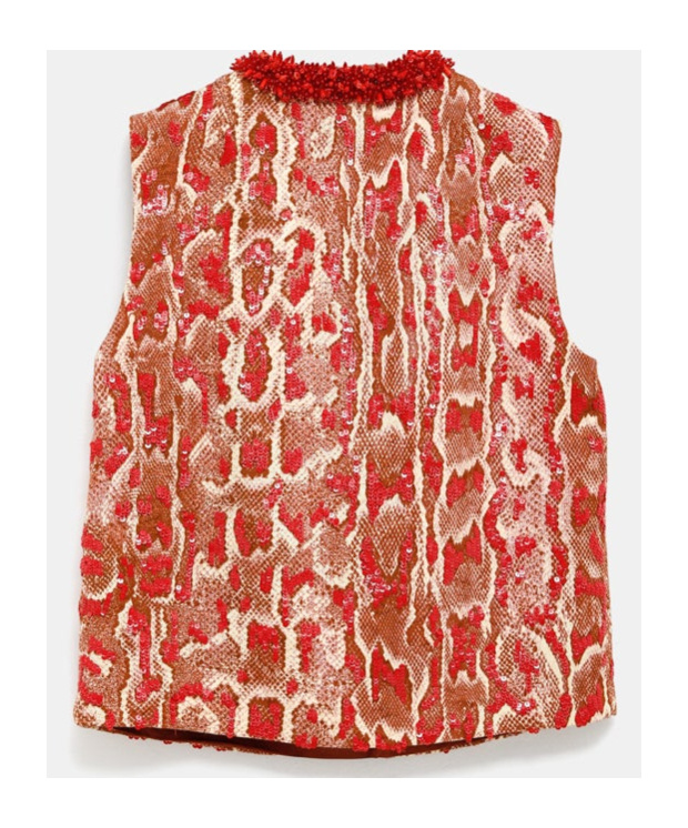 Shop Dries Van Noten Sleeveless Top In Red