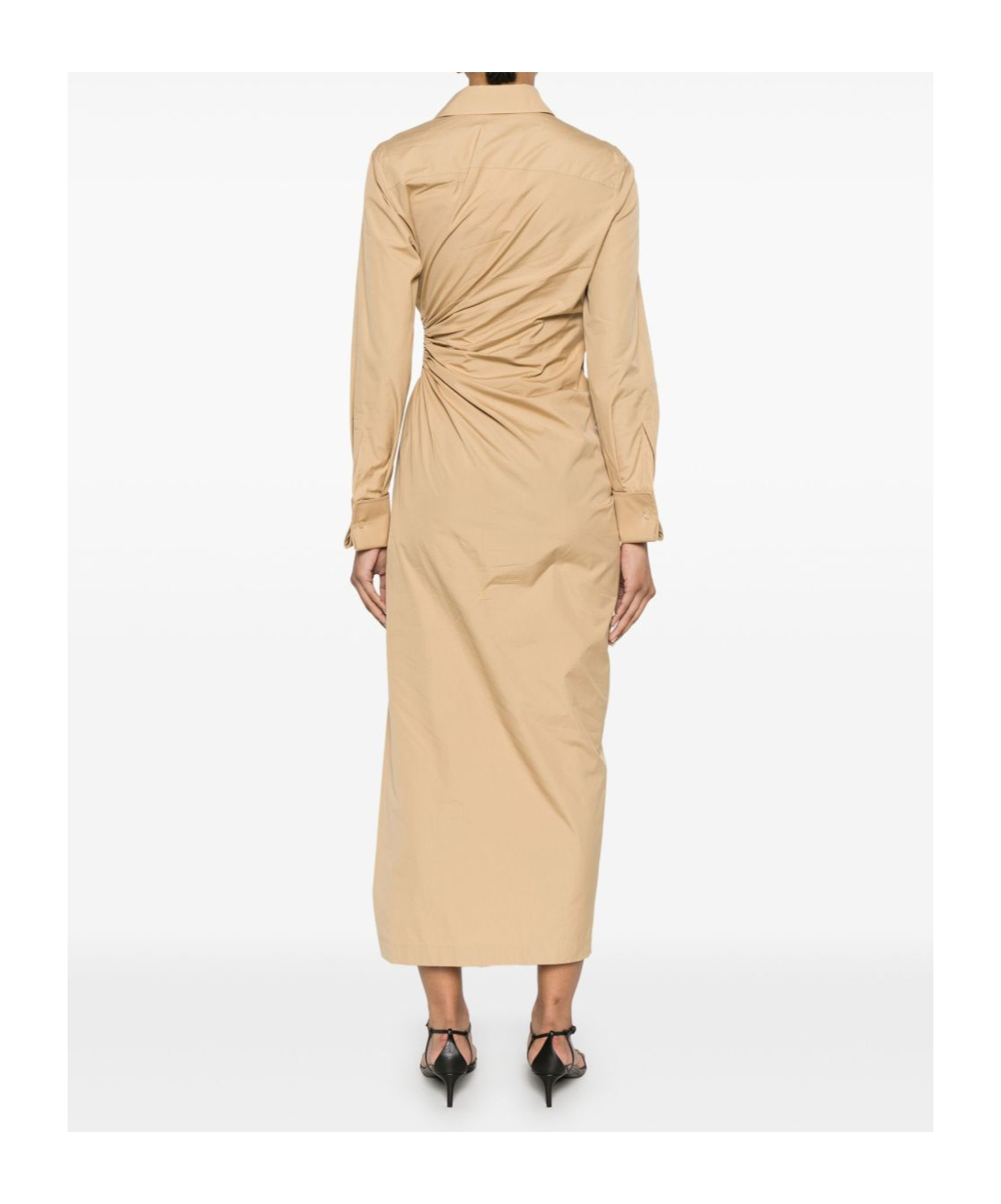 Max Mara Dress Woman Beige In Nude
