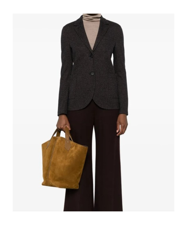 Harris Wharf London Single-breasted Blazer In Brown