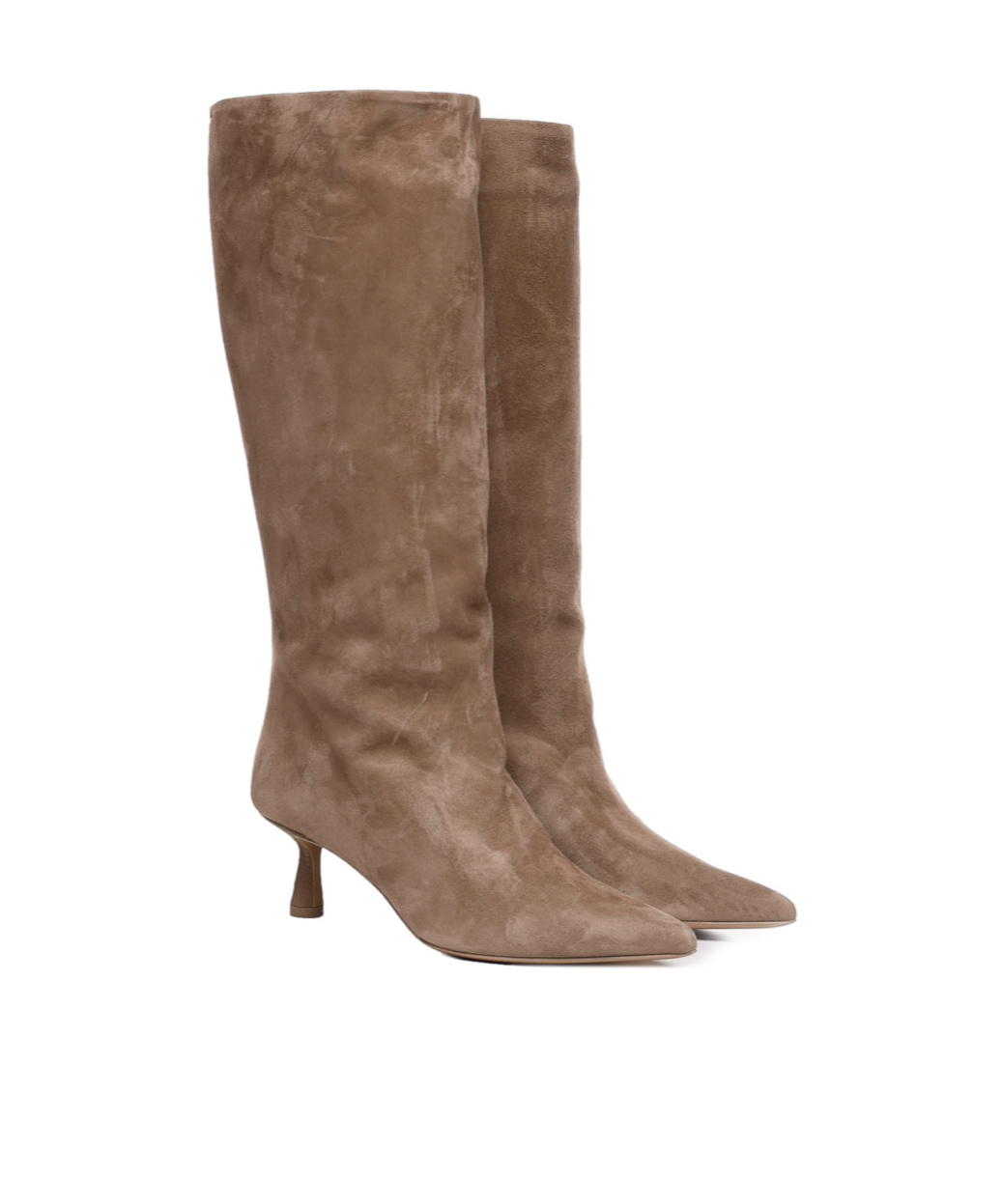 Giuliano Galiano Jane Suede Boots In Brown