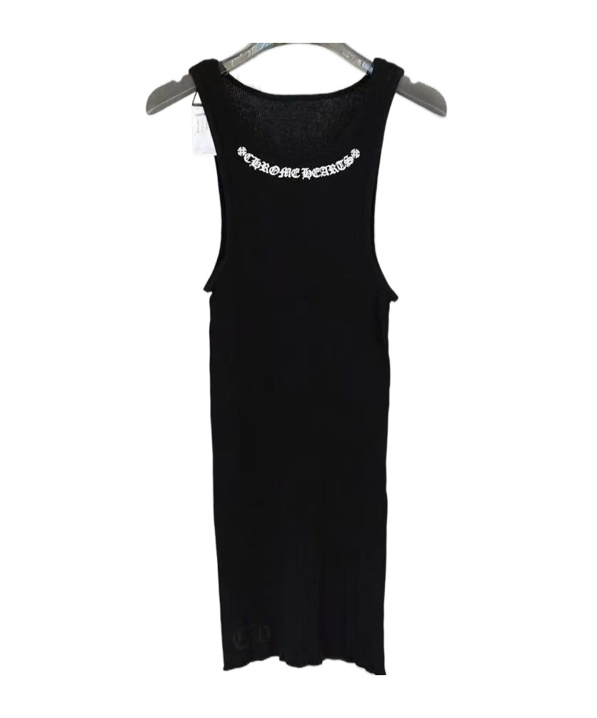 Chrome Hearts Vest Dress In Black
