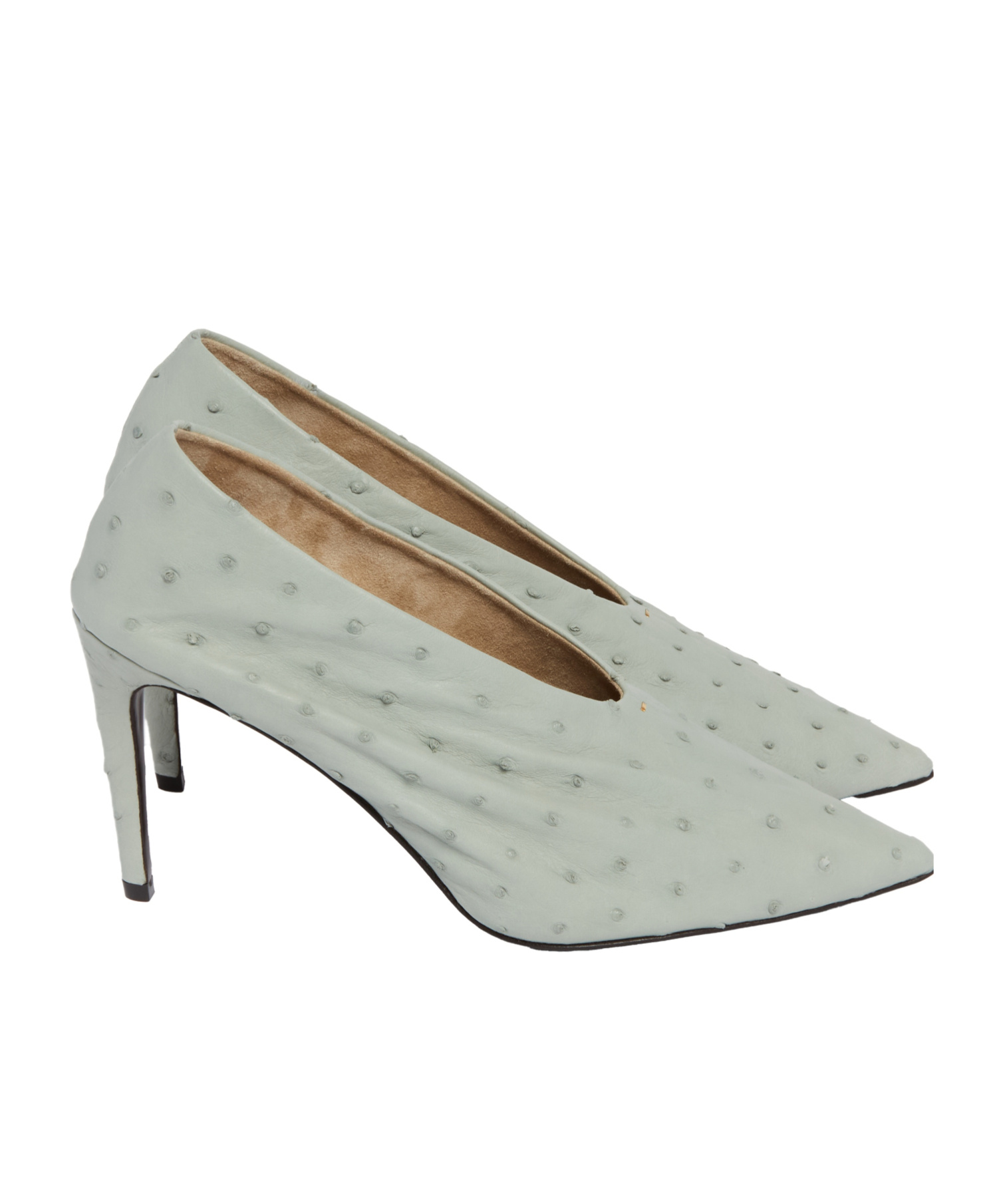 Khaite Stiletto Boots In Green