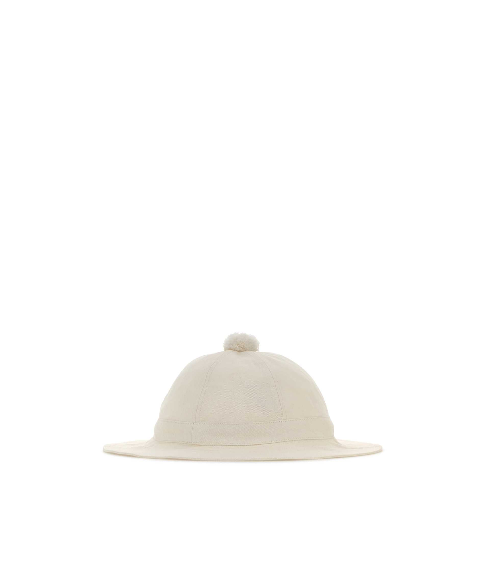 Bode White Cotton Bucket Hat In White