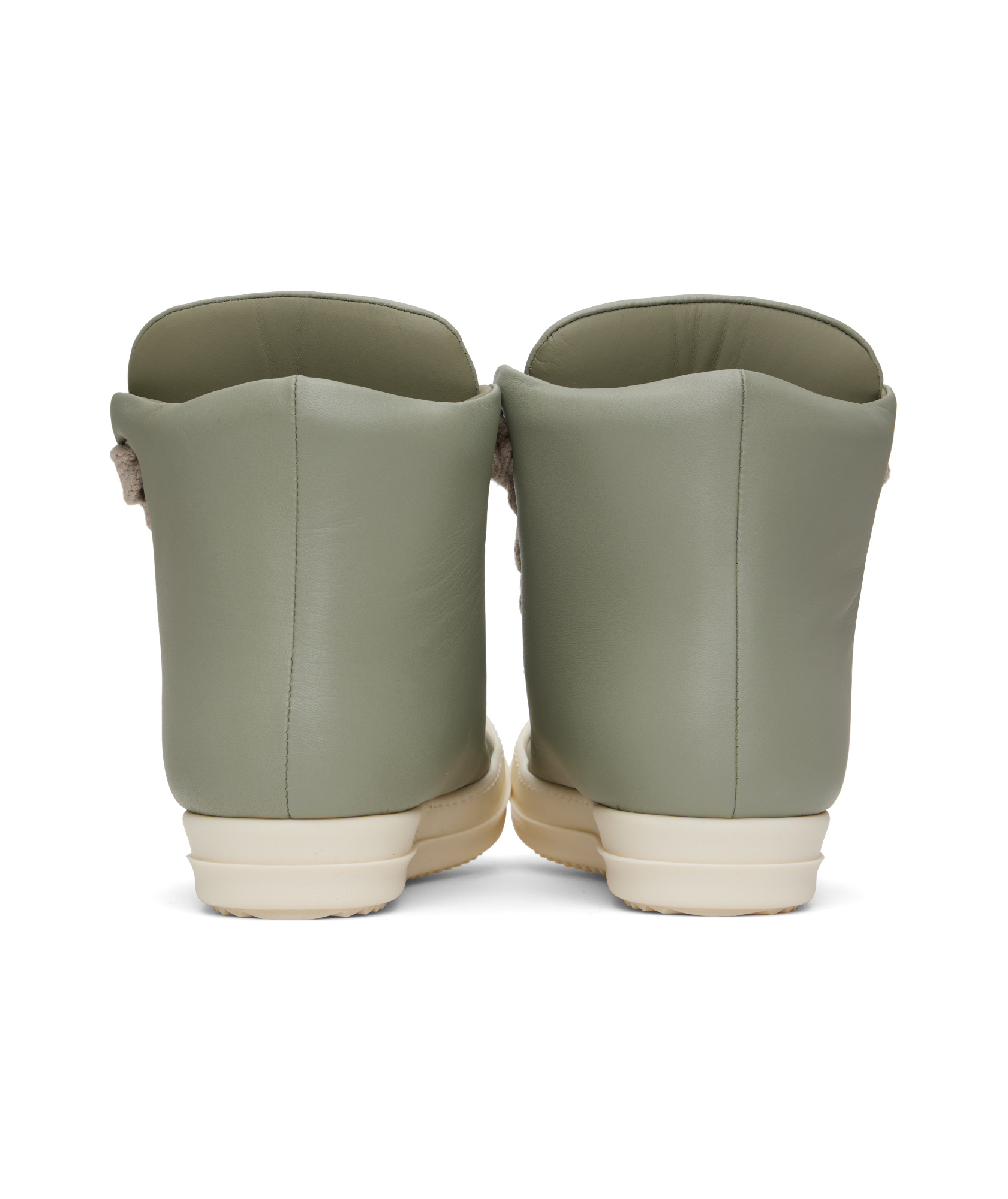 Rick Owens Lace-up High-top Sneakers In Gray