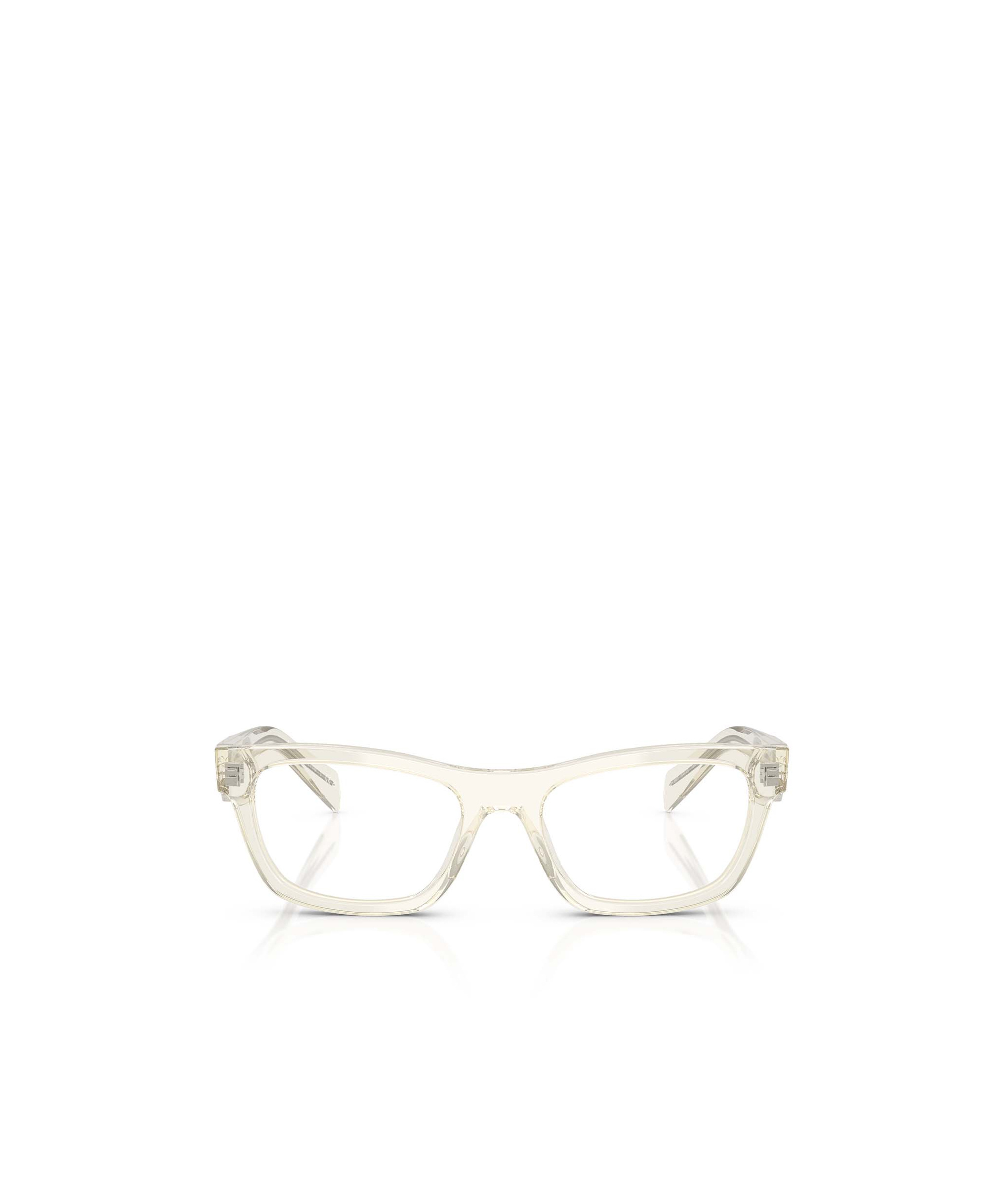 Prada Pr B01v 19x1o1 Trasparente Giallo Chiaro Glasses In Transparent