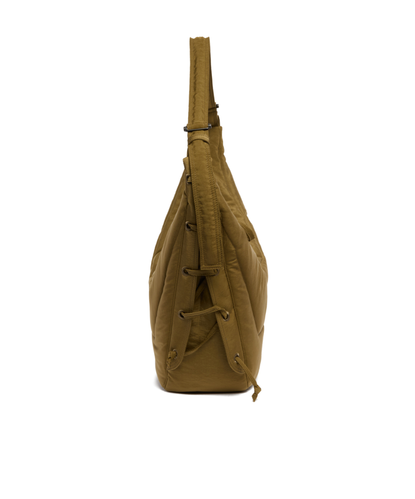 Lemaire Quilted Shoulder Bag In Brown