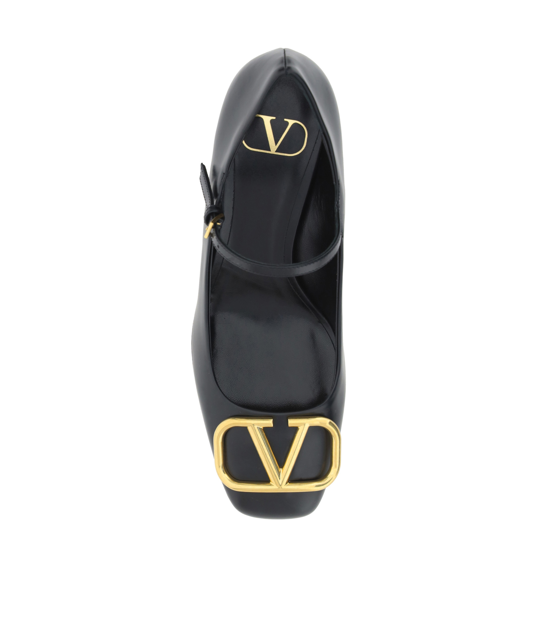 Valentino Mary Jane Vlogo Signature T. 60 Vi In Black