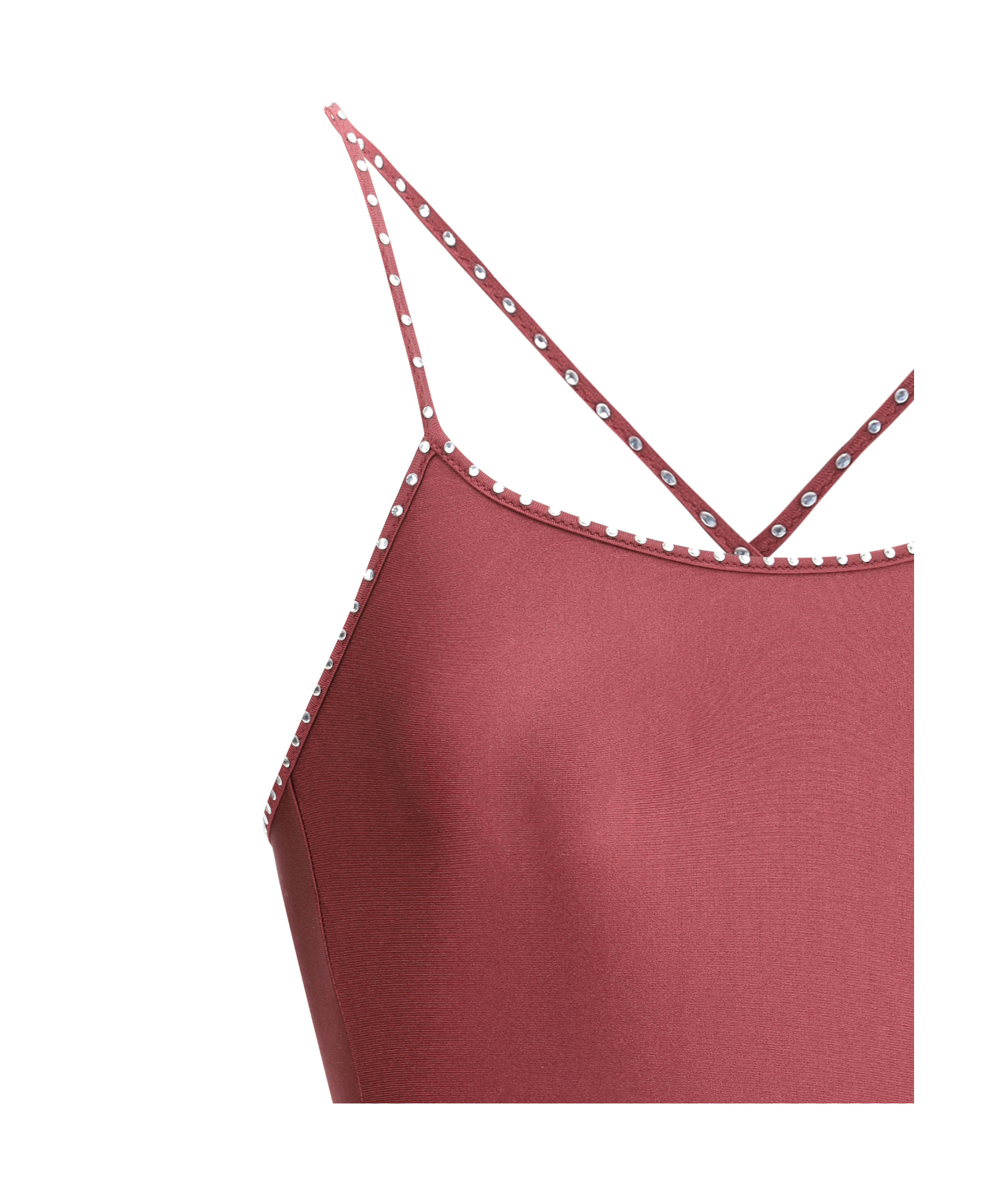 Oseree Crystal-detail Swimsuit In Pink