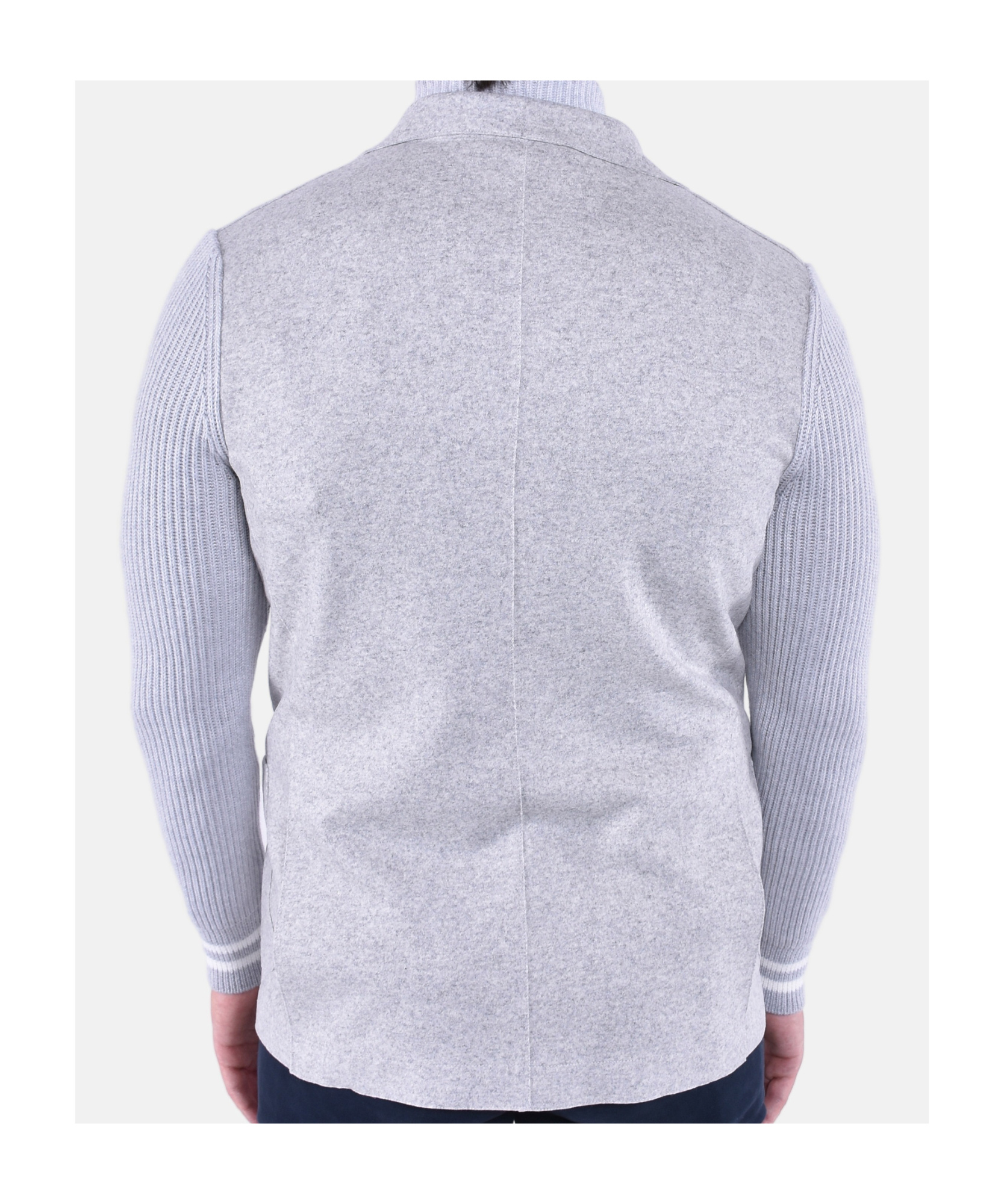 Eleventy Long-sleeved Suit Jacket In Blue