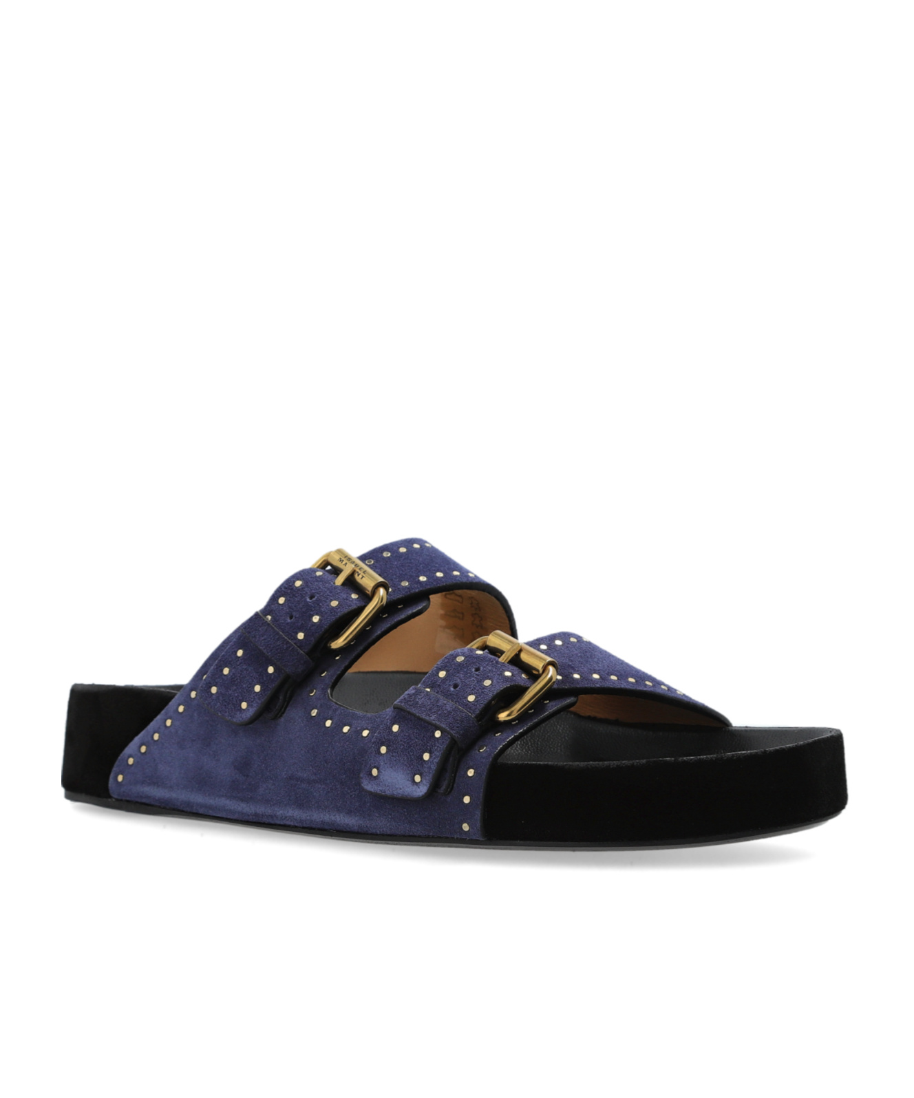 Isabel Marant Buckle Slippers In Blue