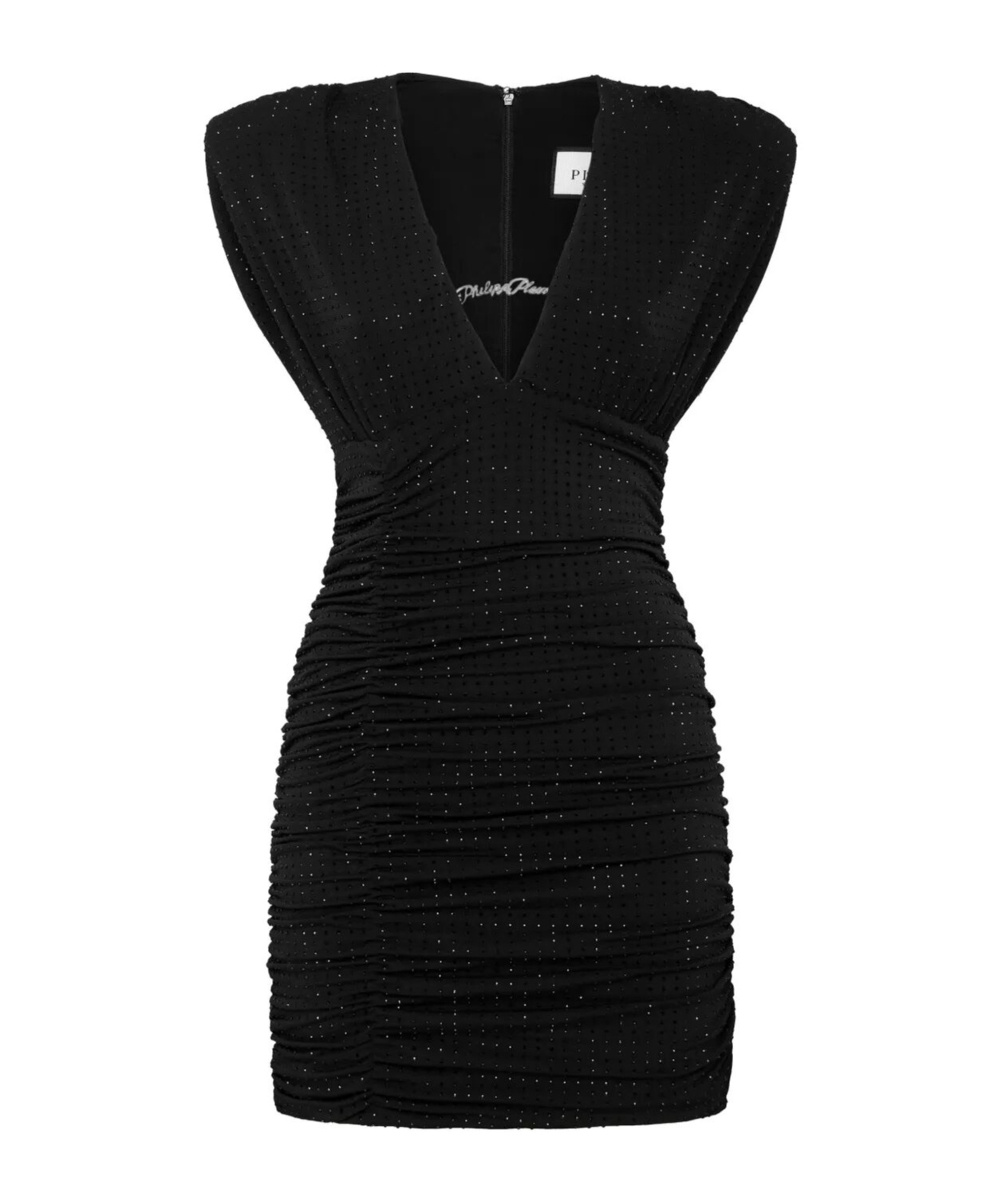 Shop Philipp Plein Jersey Mini Dress
