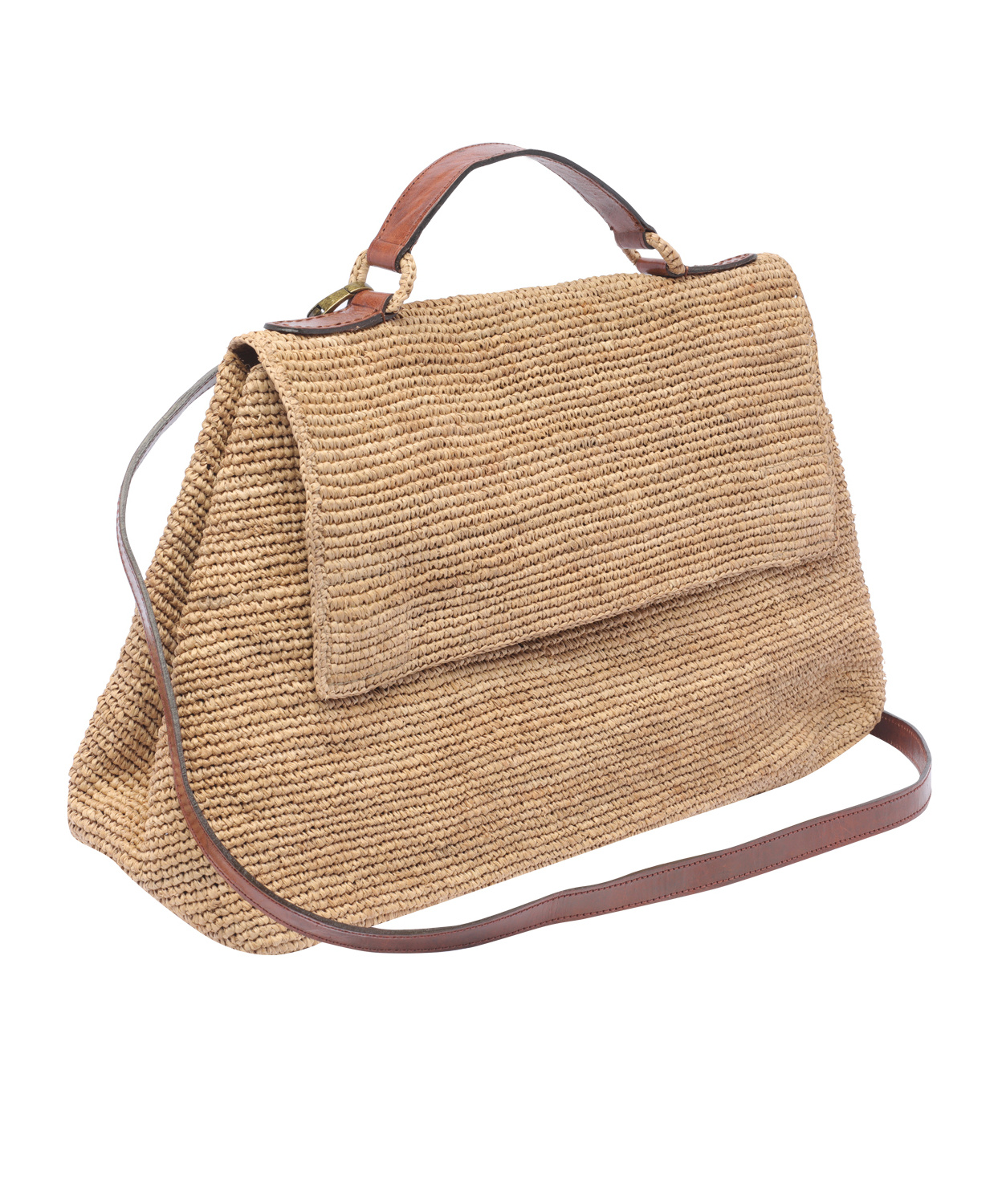 Ibeliv Flip Shoulder Bag In Nude