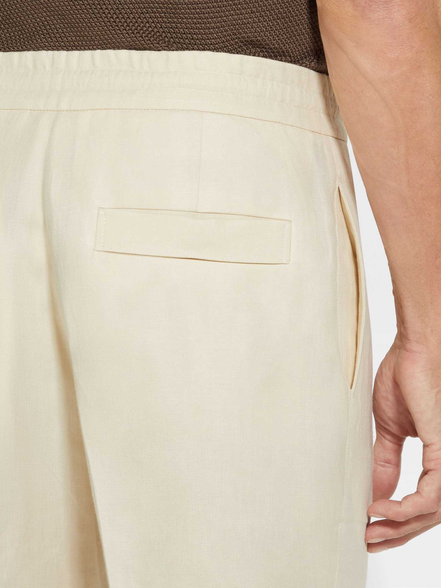 ZEGNA LINEN TROUSERS