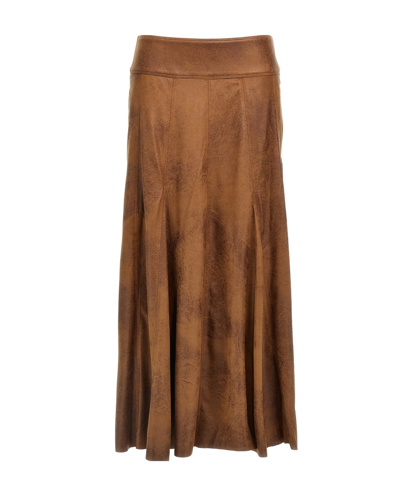 Isabel Marant "genevi" Skirt In Brown