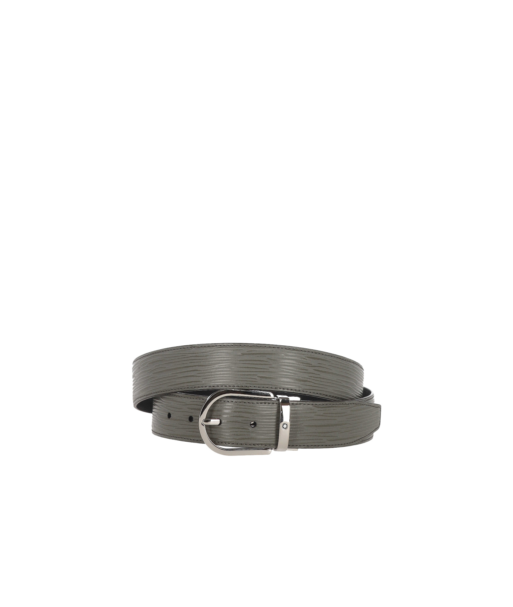 Montblanc Adjustable Waist Belt In Gray