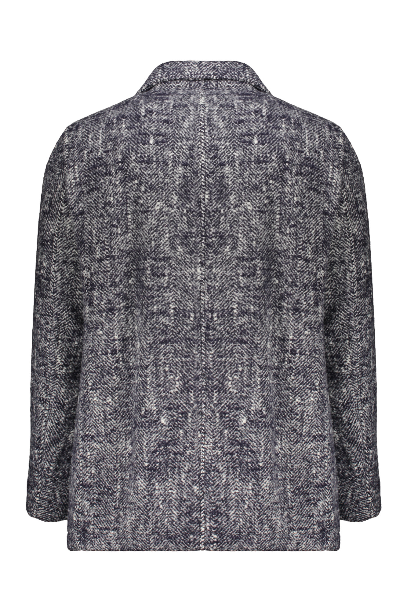 Herno Long-sleeved Coat In Gray