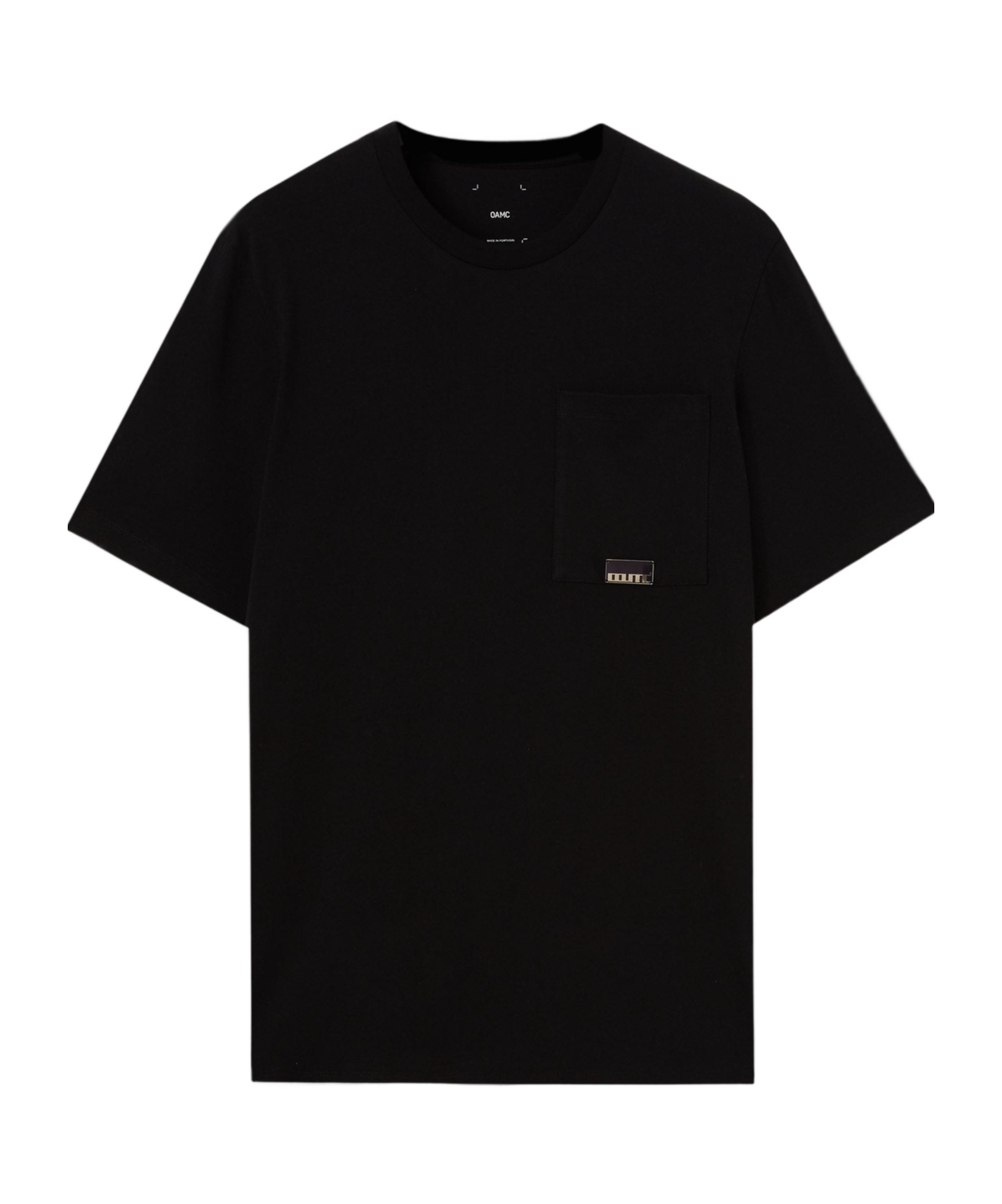 Oamc Photograph-print Cotton T-shirt In Black