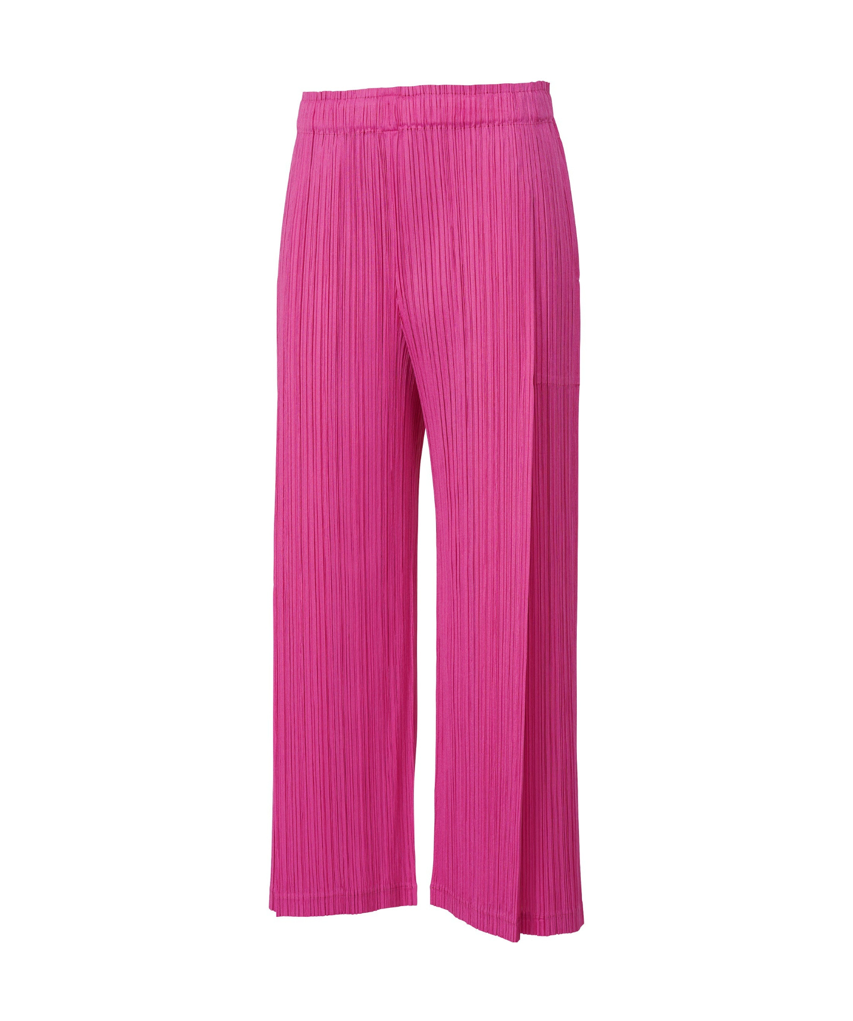 Issey Miyake Light Wave Trousers In Pink