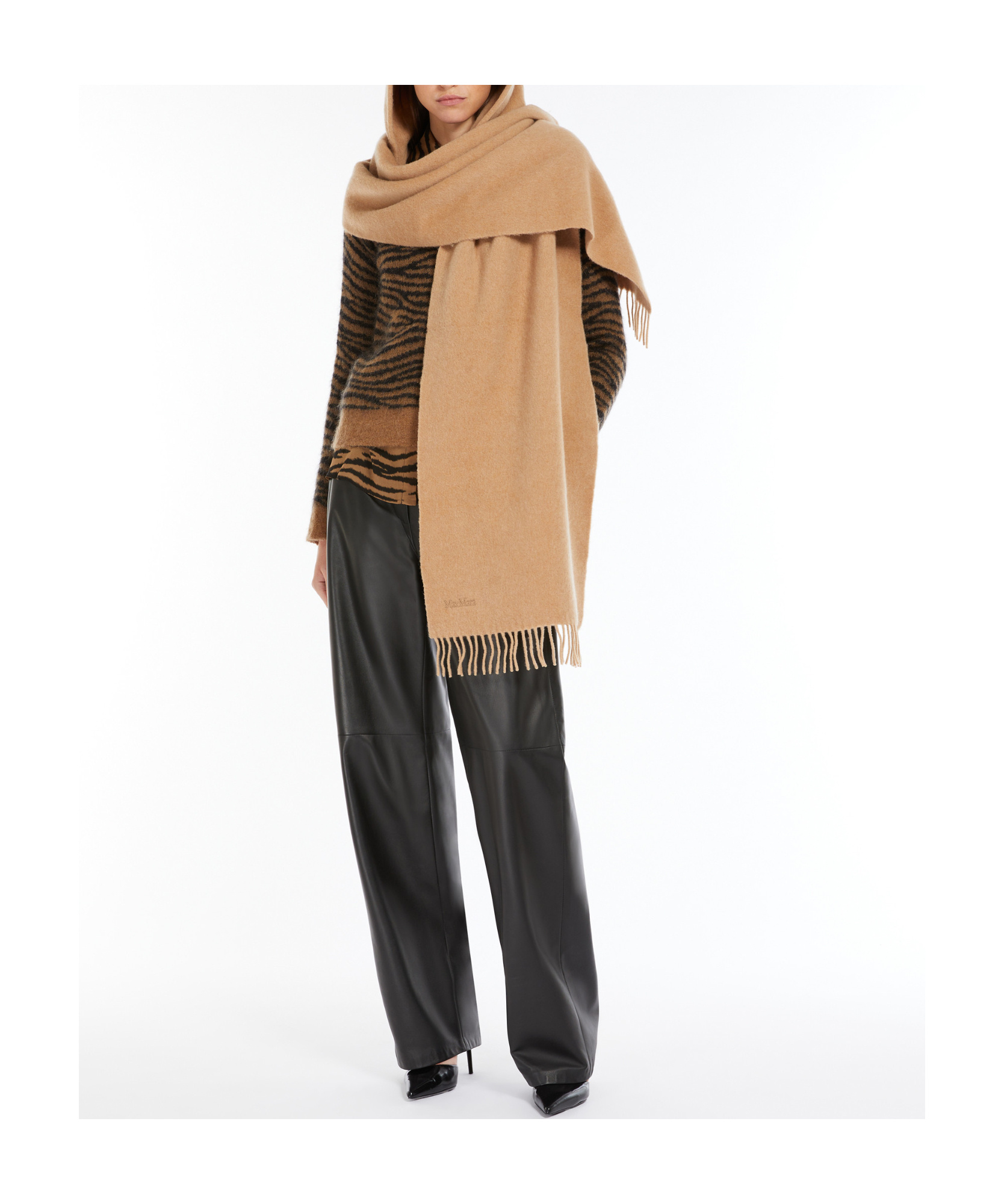 Max Mara Studio Valzer Shirt Black In Brown