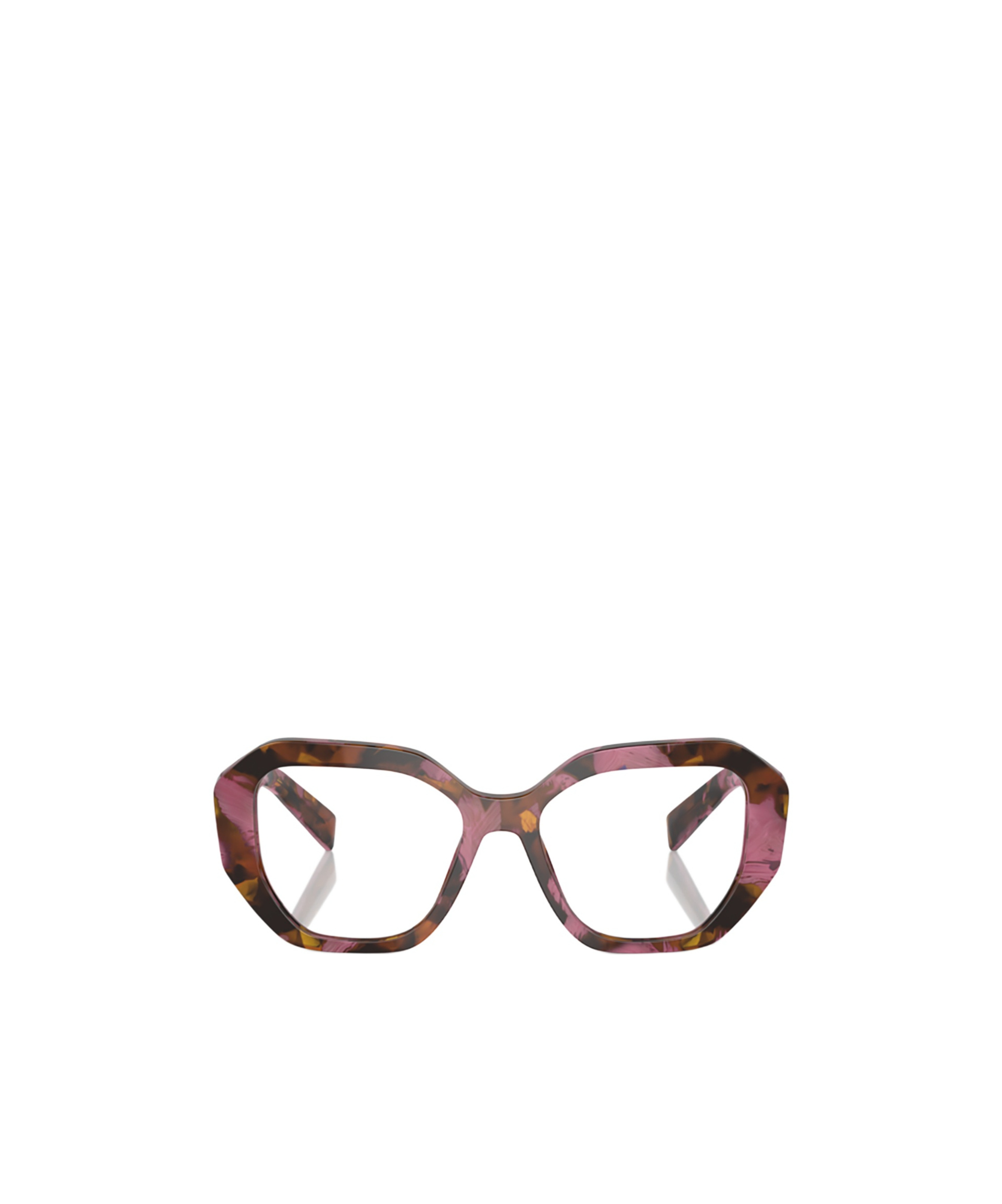 Prada Logo-print Cat-eye Frame Glasses In Multicolor