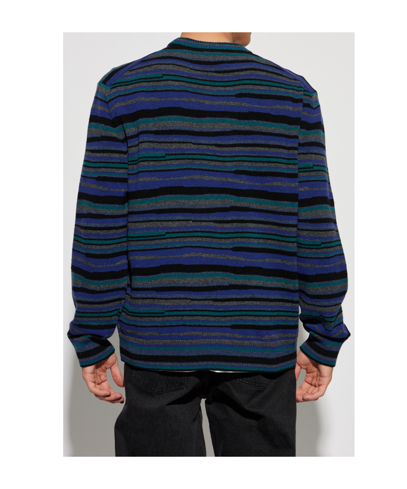 Shop Ps By Paul Smith Crew Neck Sweater In Black