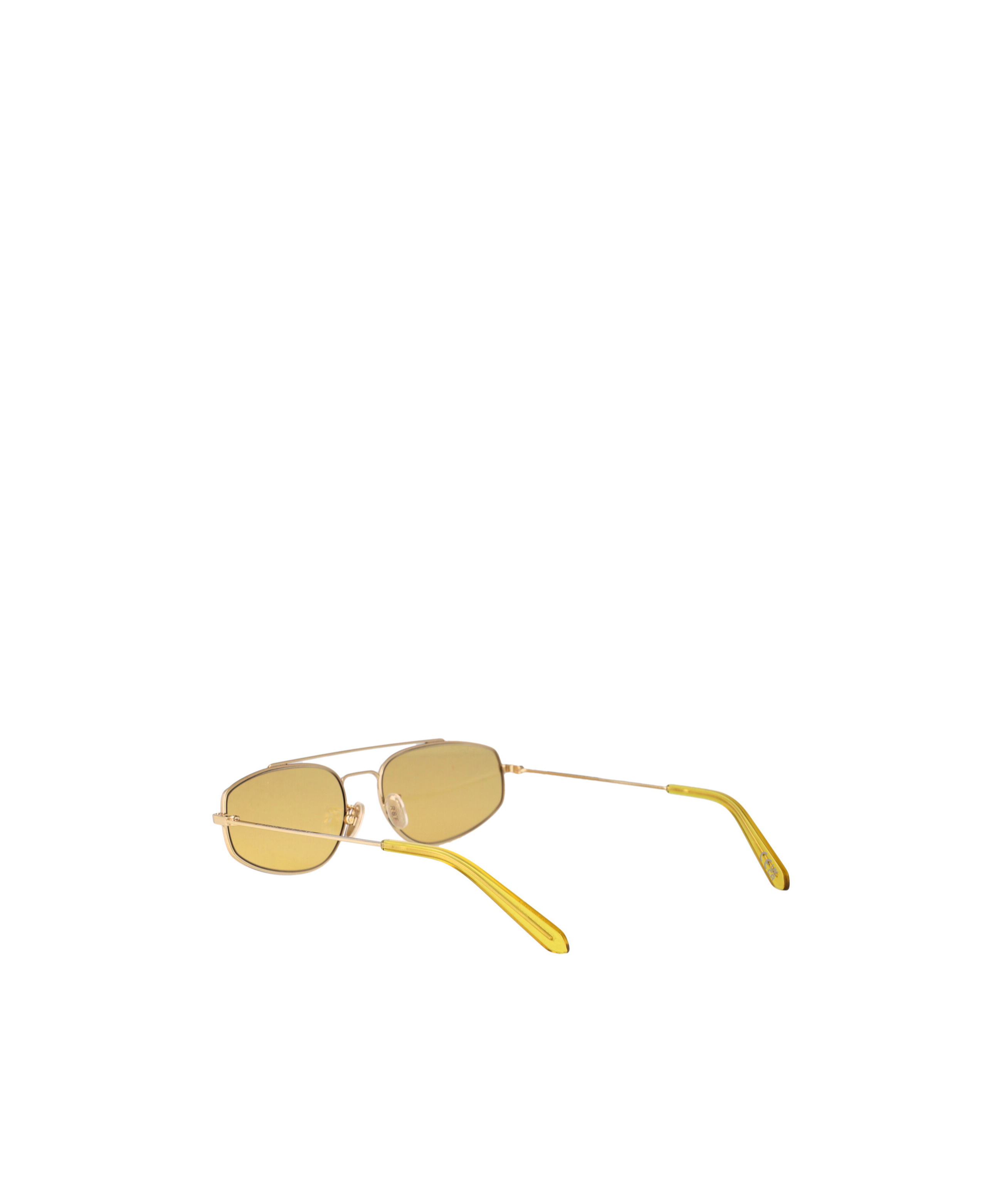 Retrosuperfuture Geometric Frame Sunglasses In Yellow
