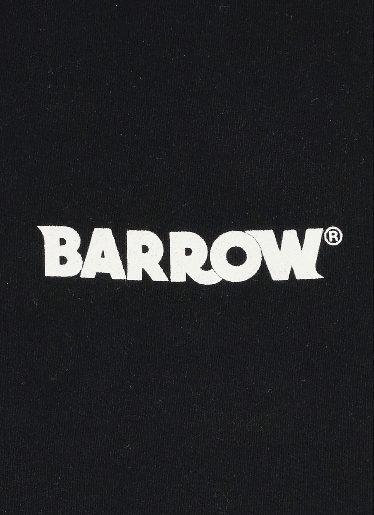 Barrow Logo-print Cotton Hoodie In Black