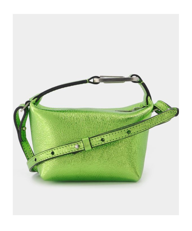 Era Zippered Shoulder Bag In Green