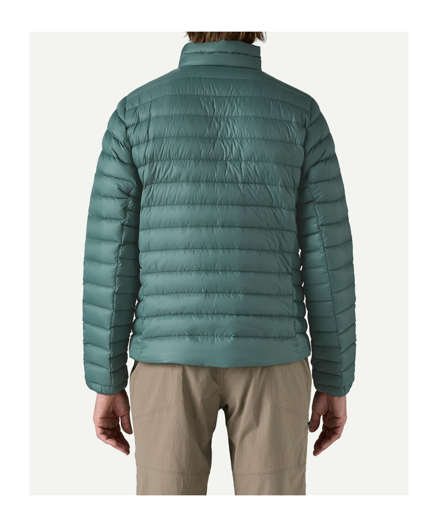 Patagonia Quilted Down Coat In Wetland Blue