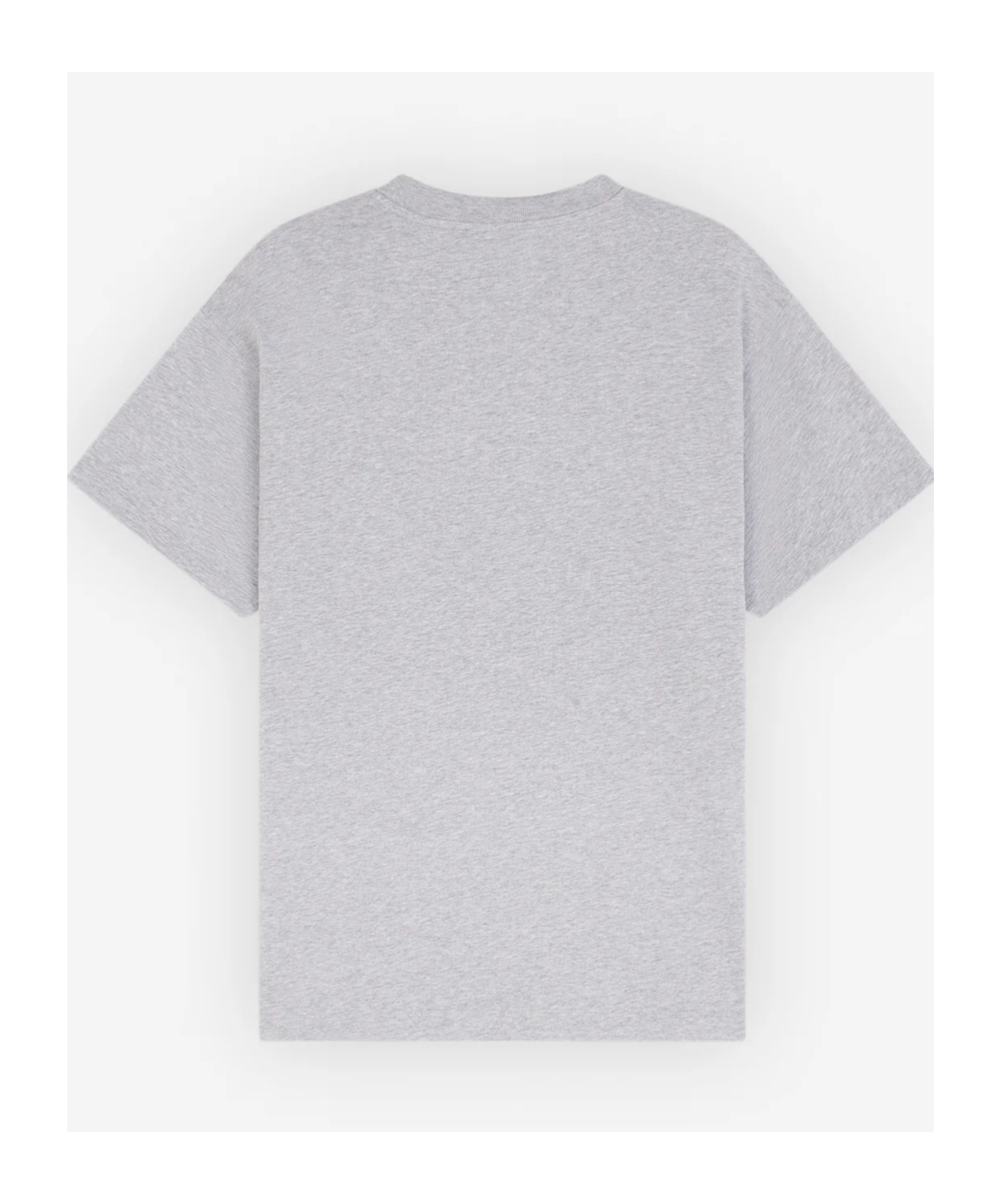 Shop Maison Kitsuné Flash Fox Cotton T-shirt In Gray