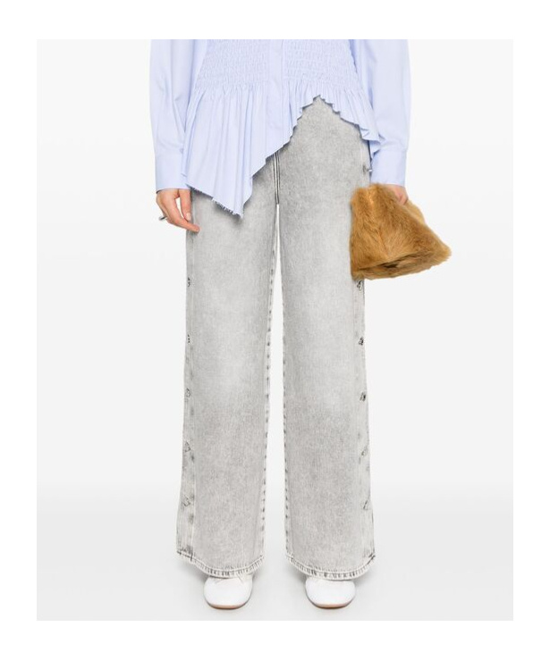 Iro Denim Straight-leg Jeans In Gray