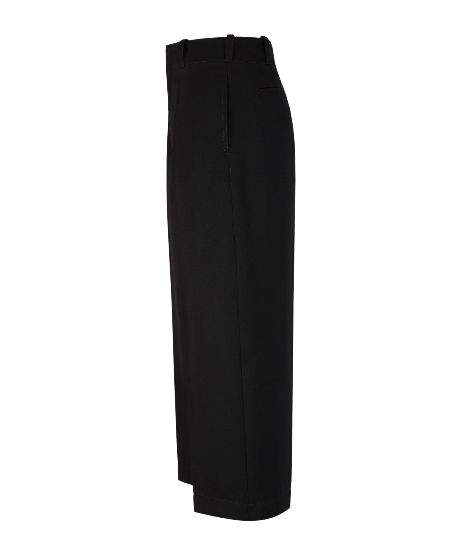 Bottega Veneta Straight Casual Pants In Black