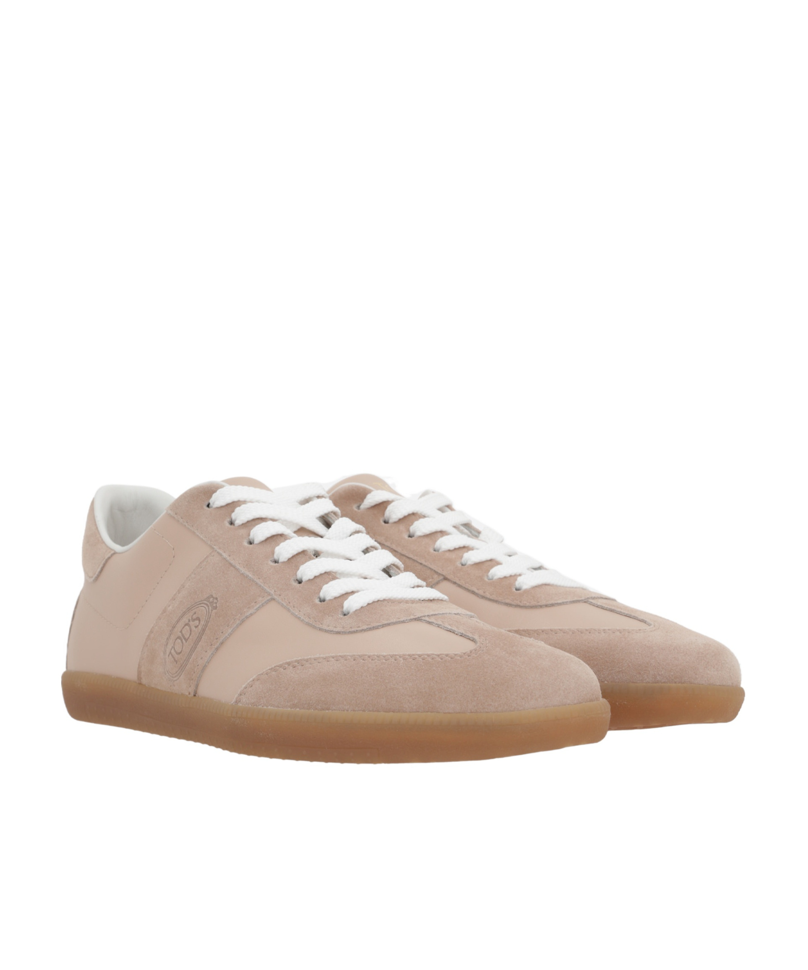 Tod's Panelled Sneakers In Pink