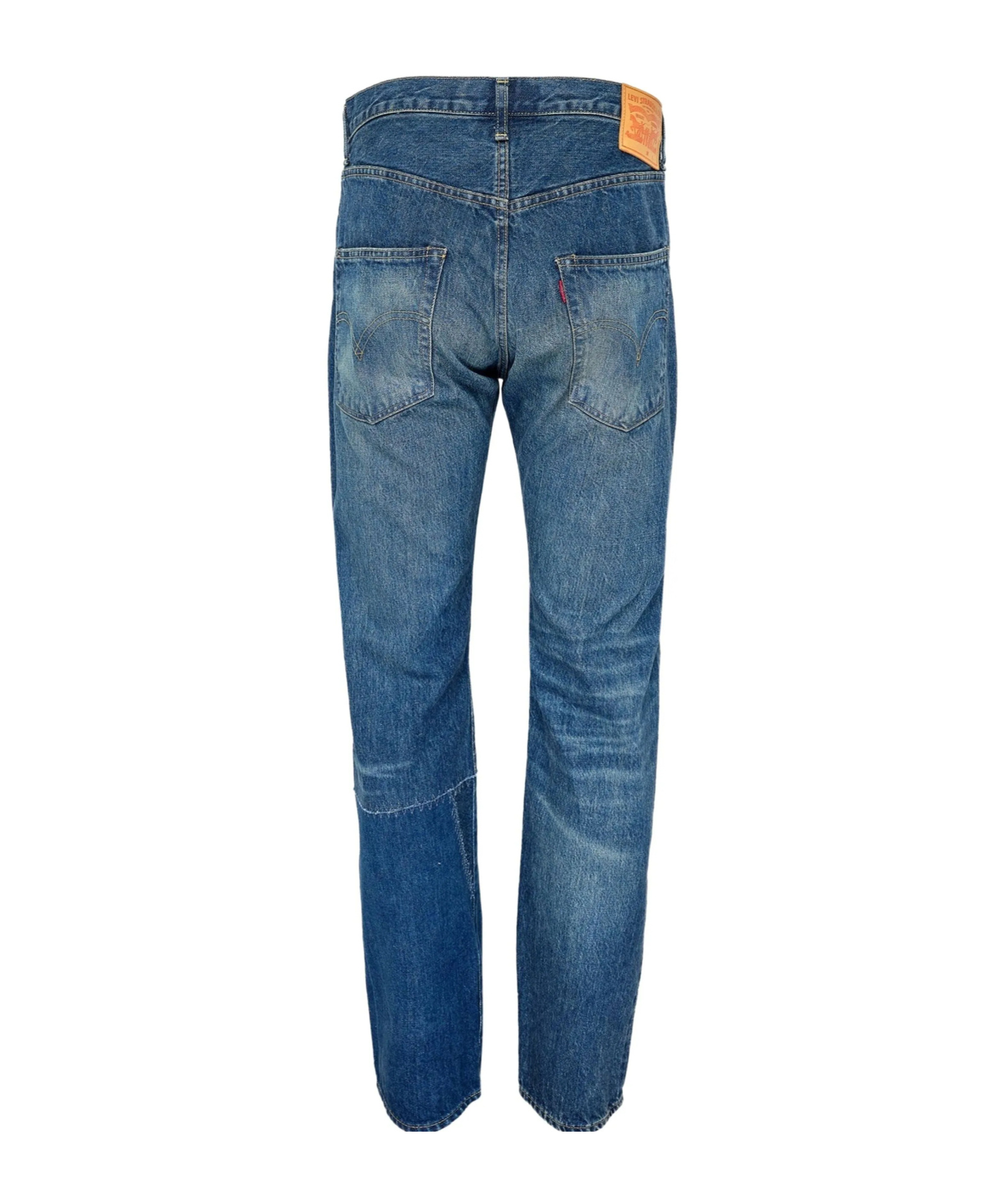 Junya Watanabe Patchwork-design Jeans In Blue