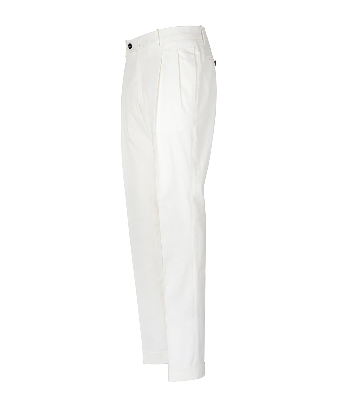 Berwich Tailored Wool Pants With Textured Finish In White